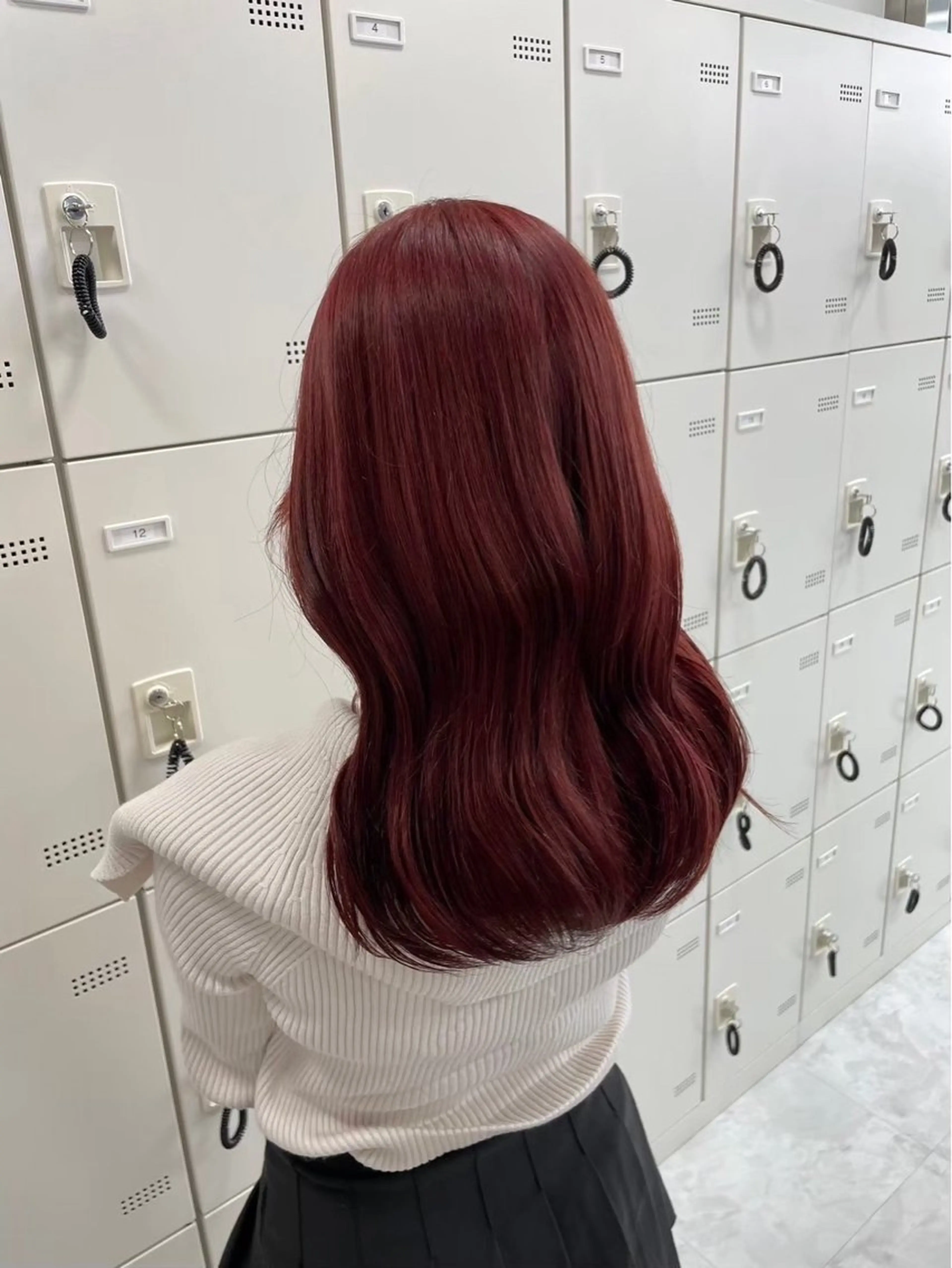 ロング カラー mina/暖色カラー 🥀韓国カット🥀のヘアスタイル
