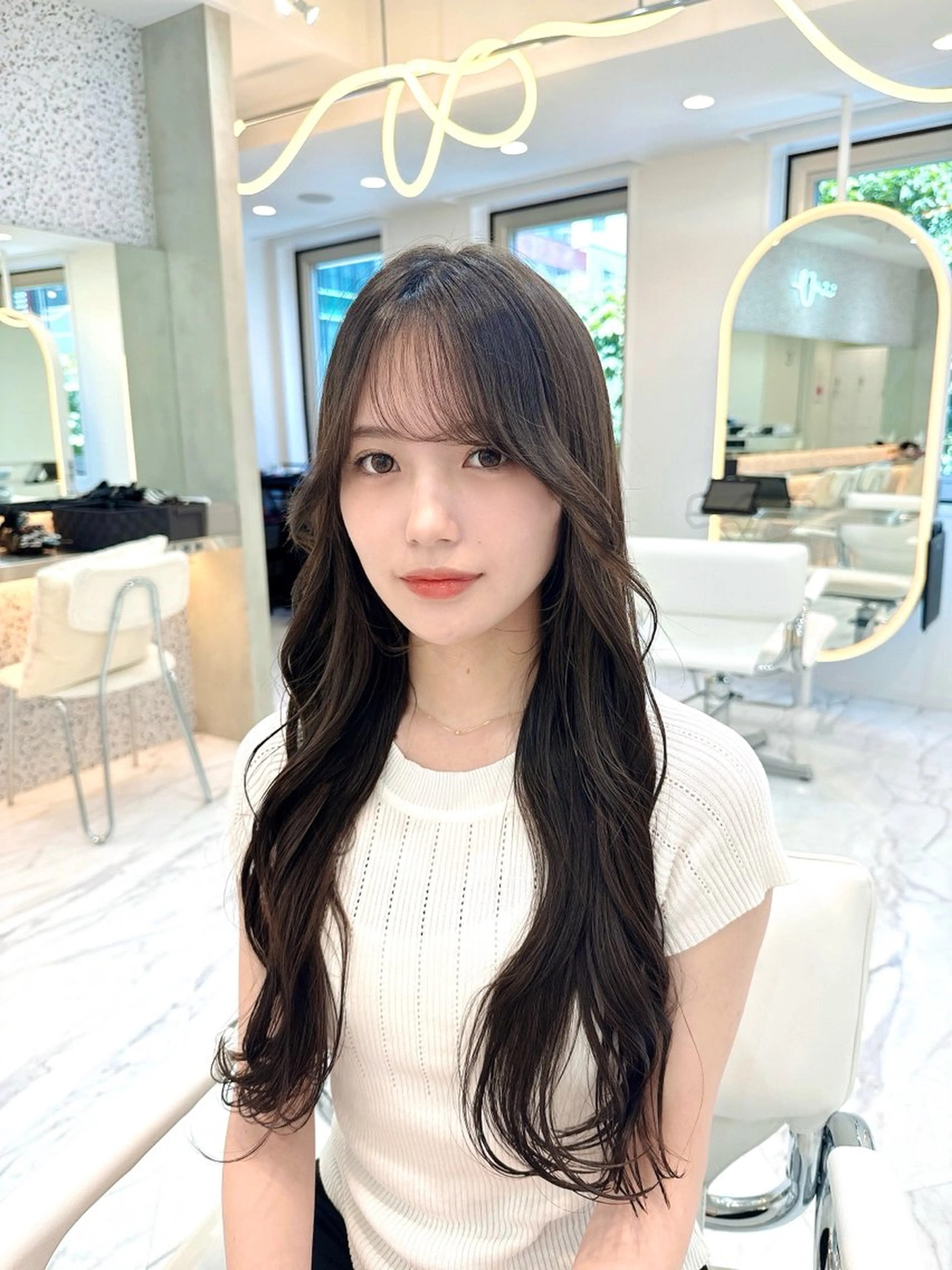 ロング カラー カット ヘアカラー トリートメント Cloe所属・久世 聡のヘアスタイル