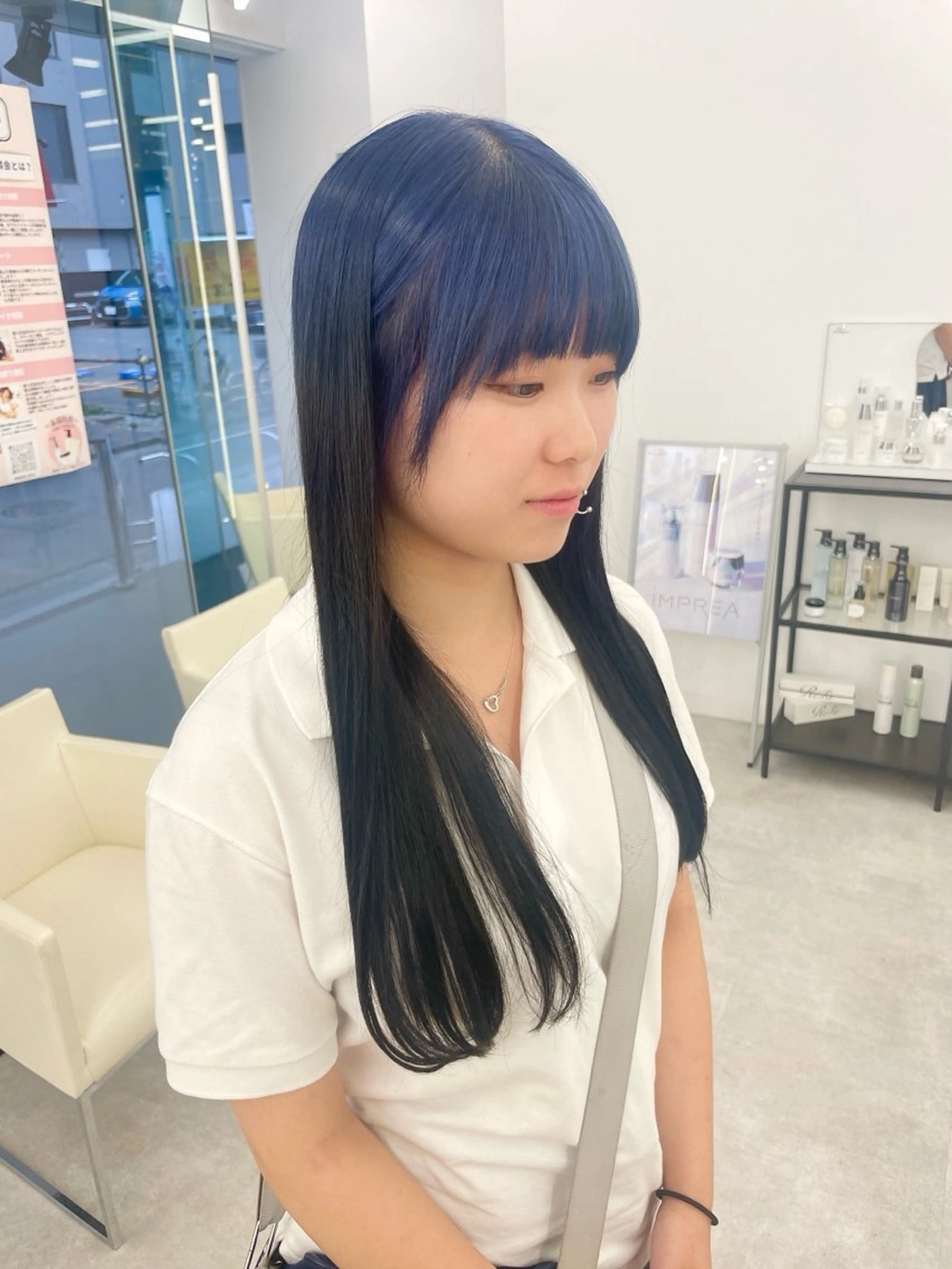 ロング カラー ヘアアレンジ ブリーチ ヘアカラー トリートメント 【Sweep】おじま のぞみのヘアスタイル