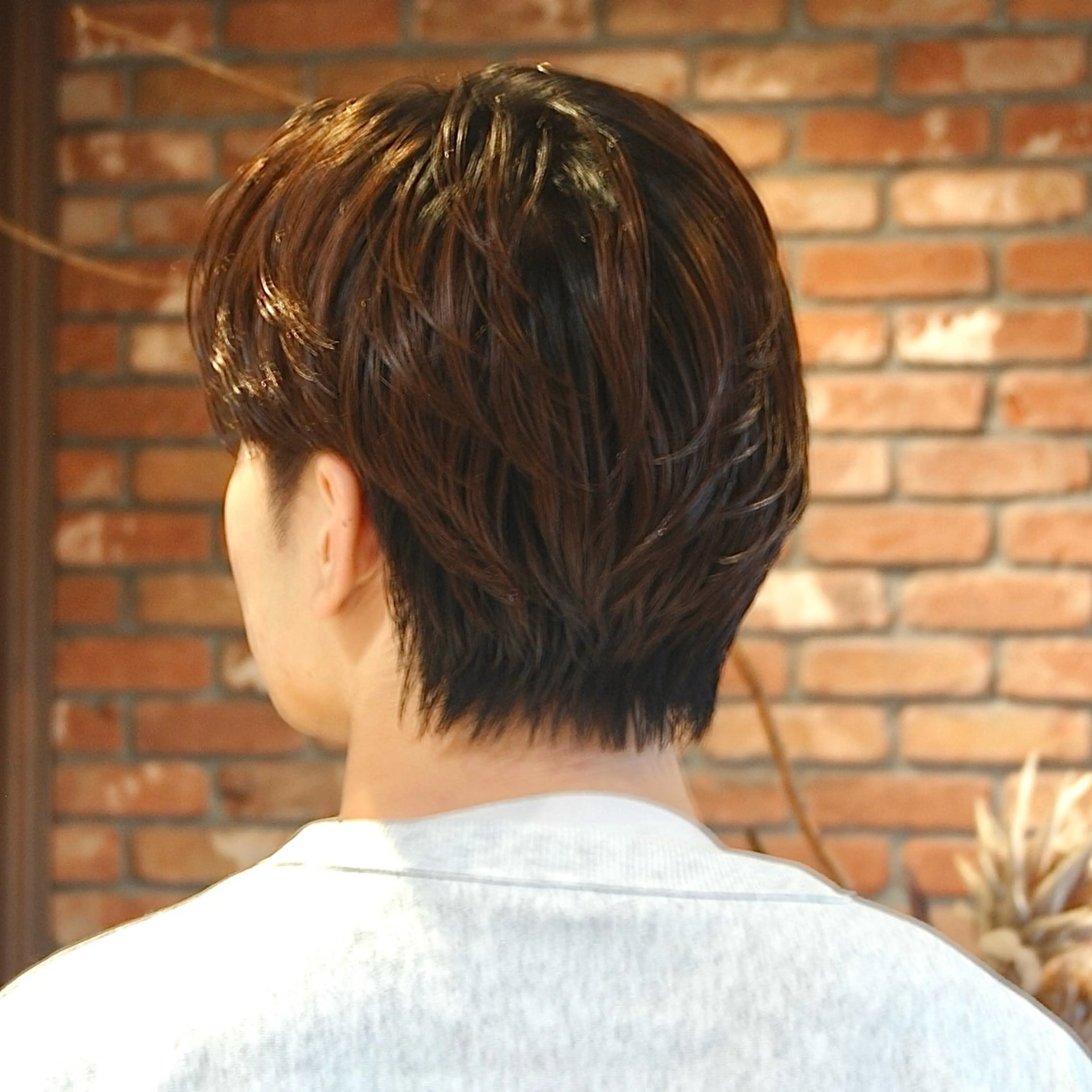 ショート カラー パーマ メンズ カット パーマ bococa kanta/メンズのヘアスタイル
