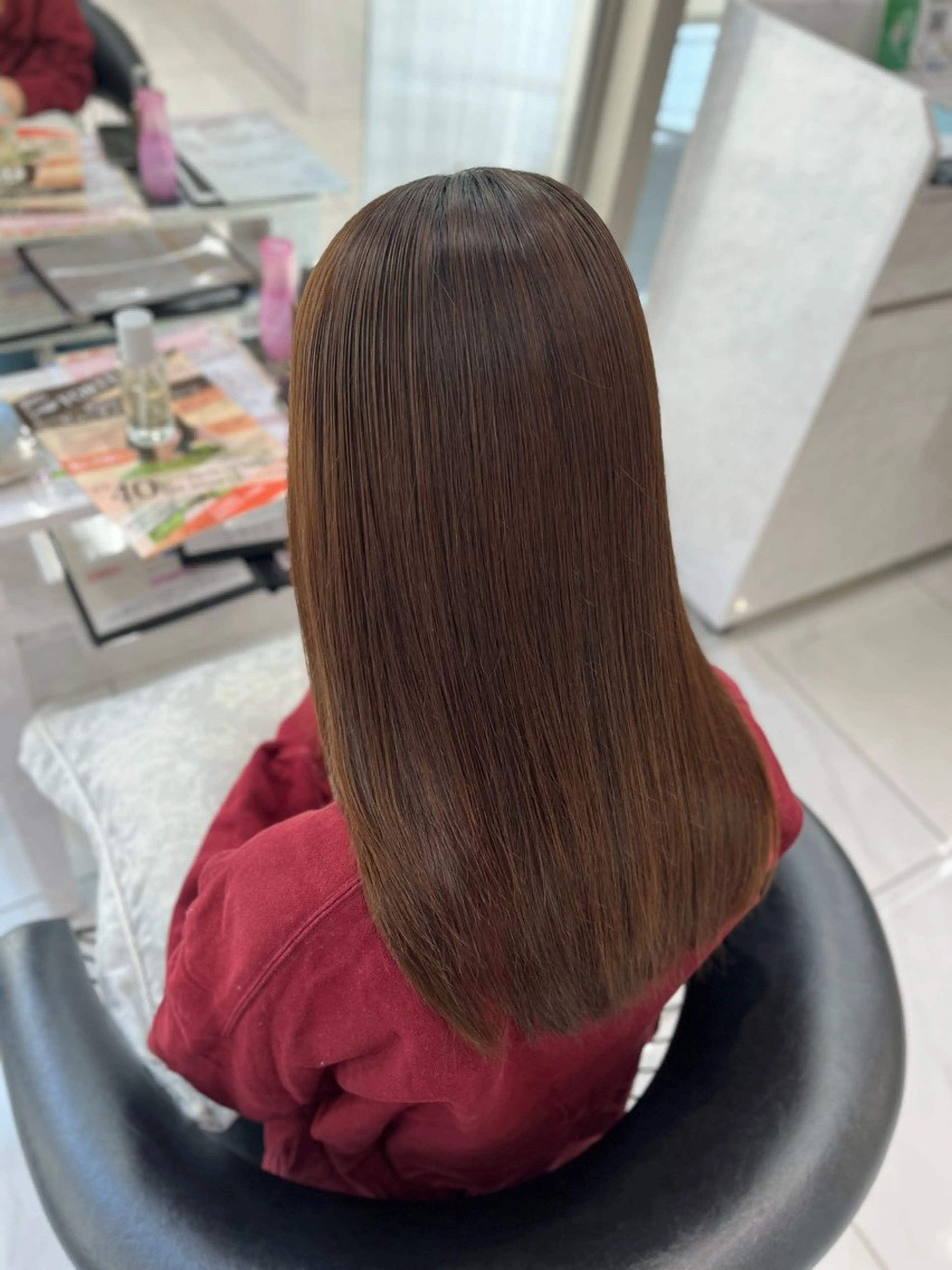 セミロング トリートメント Rin/寒色系カラー 🦋/うる艶ヘア🫧のヘアスタイル