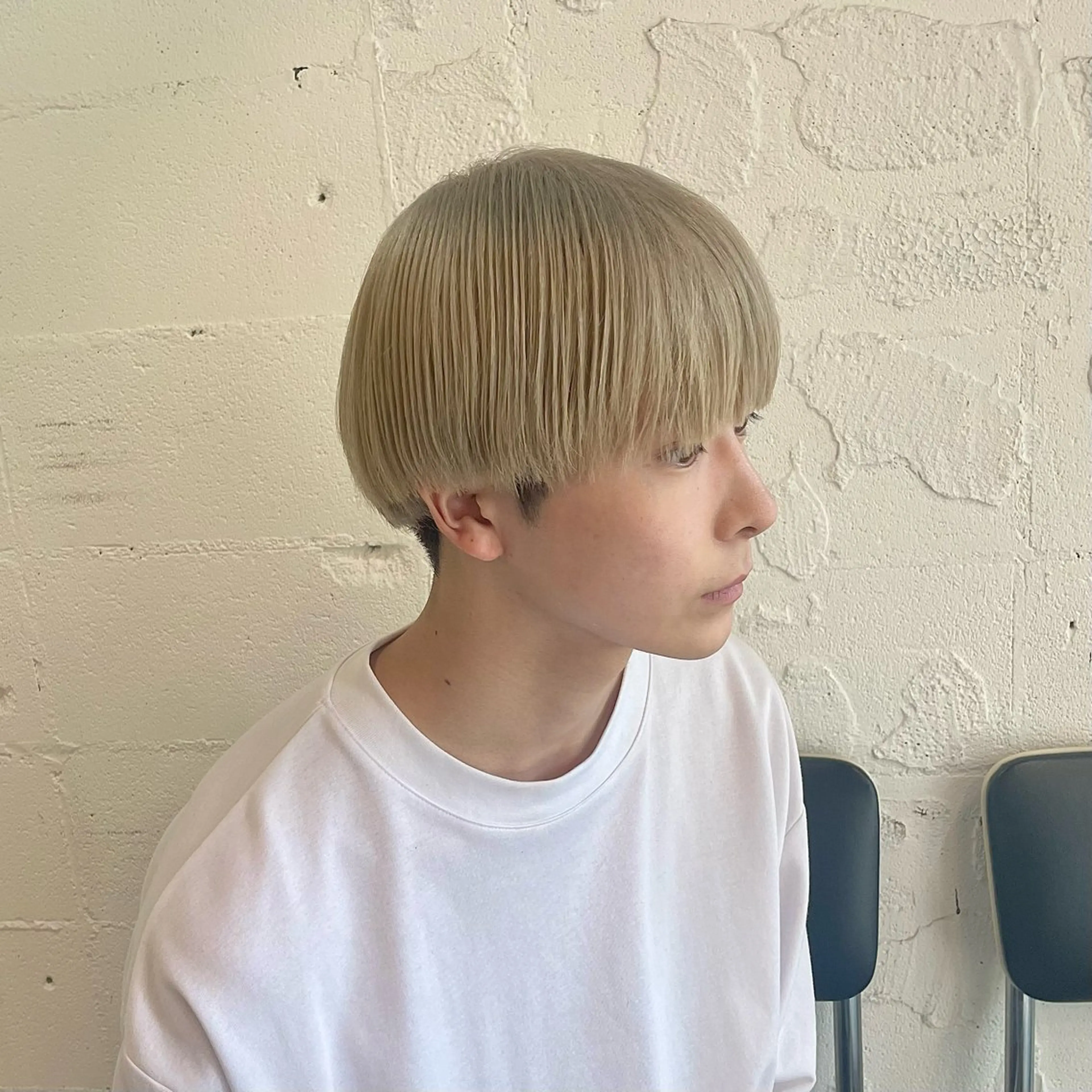 カラー ヘアアレンジ メンズ ヘアカラー 🎀ダブルカラーレイ ヤーyuuri🎀のヘアスタイル