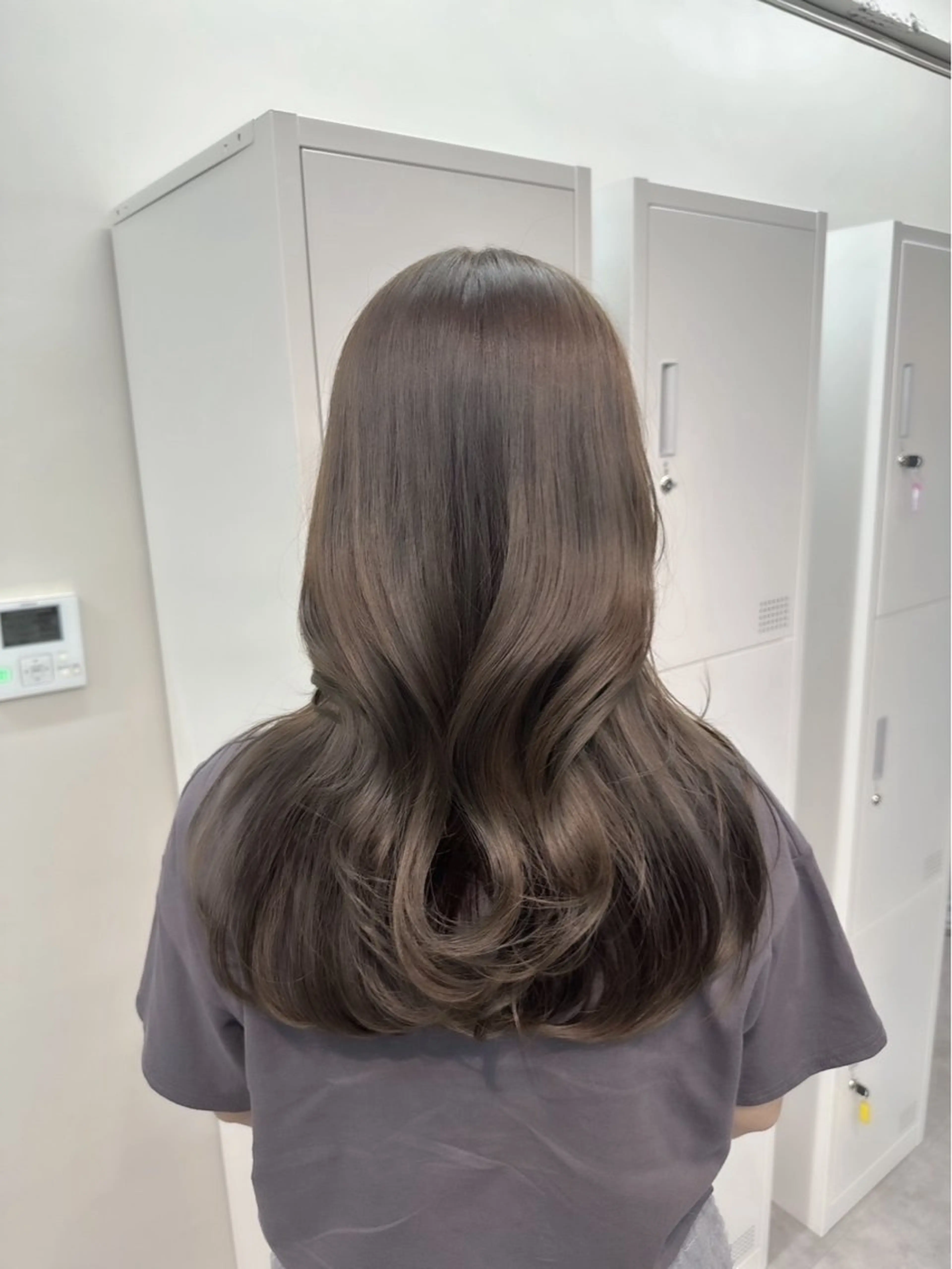 カラー rioカット無料縮毛 矯正♡韓国レイヤーのヘアスタイル