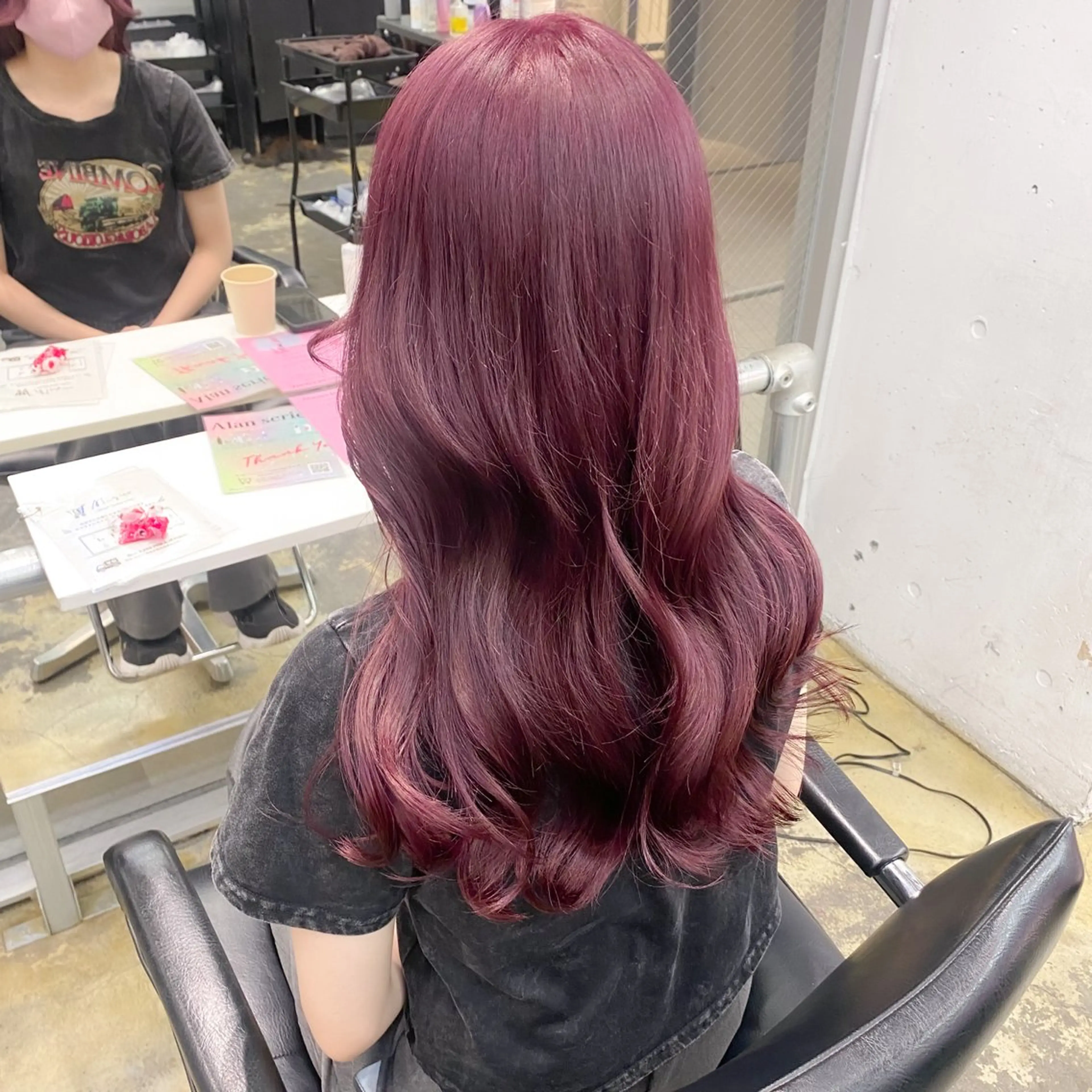 ロング カラー ヘアアレンジ 💗💗韓国レイヤー yu-ki💗💗のヘアスタイル