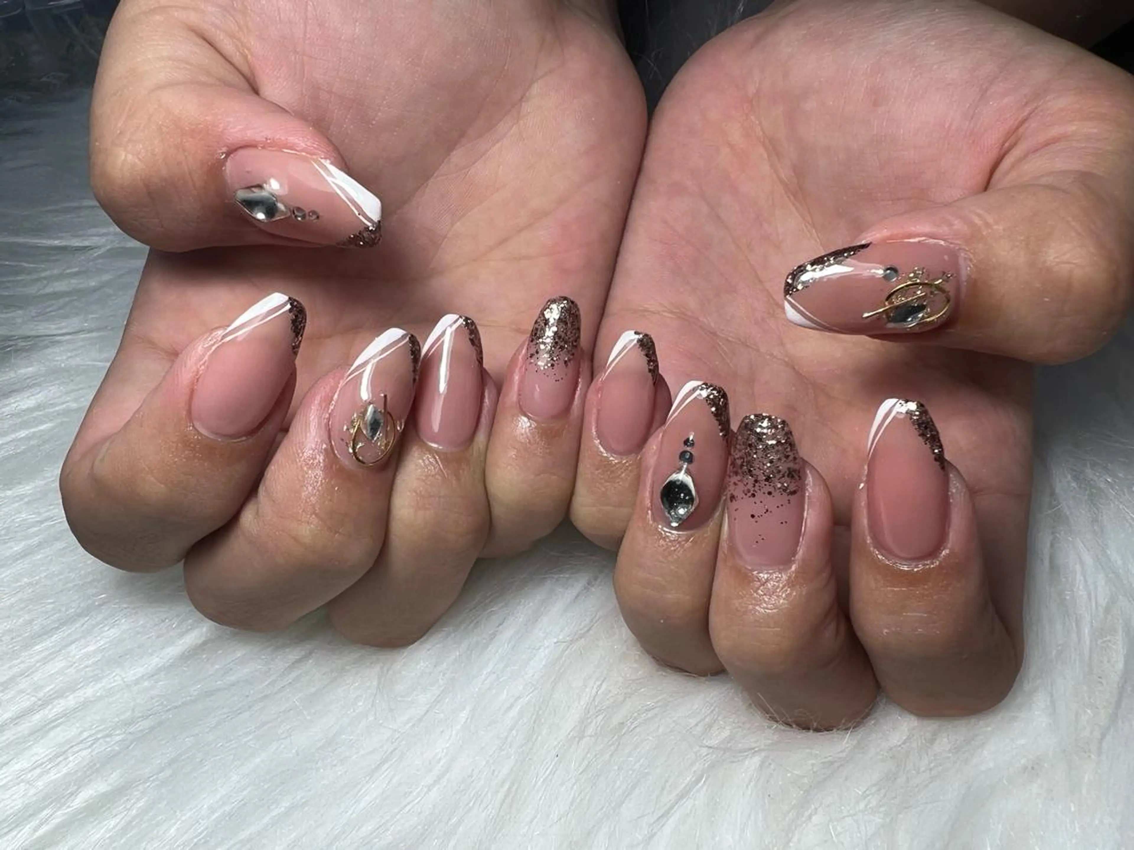 ネイル ハンドネイル Mana‪ ‪·͜· ❤︎‬のネイルデザイン