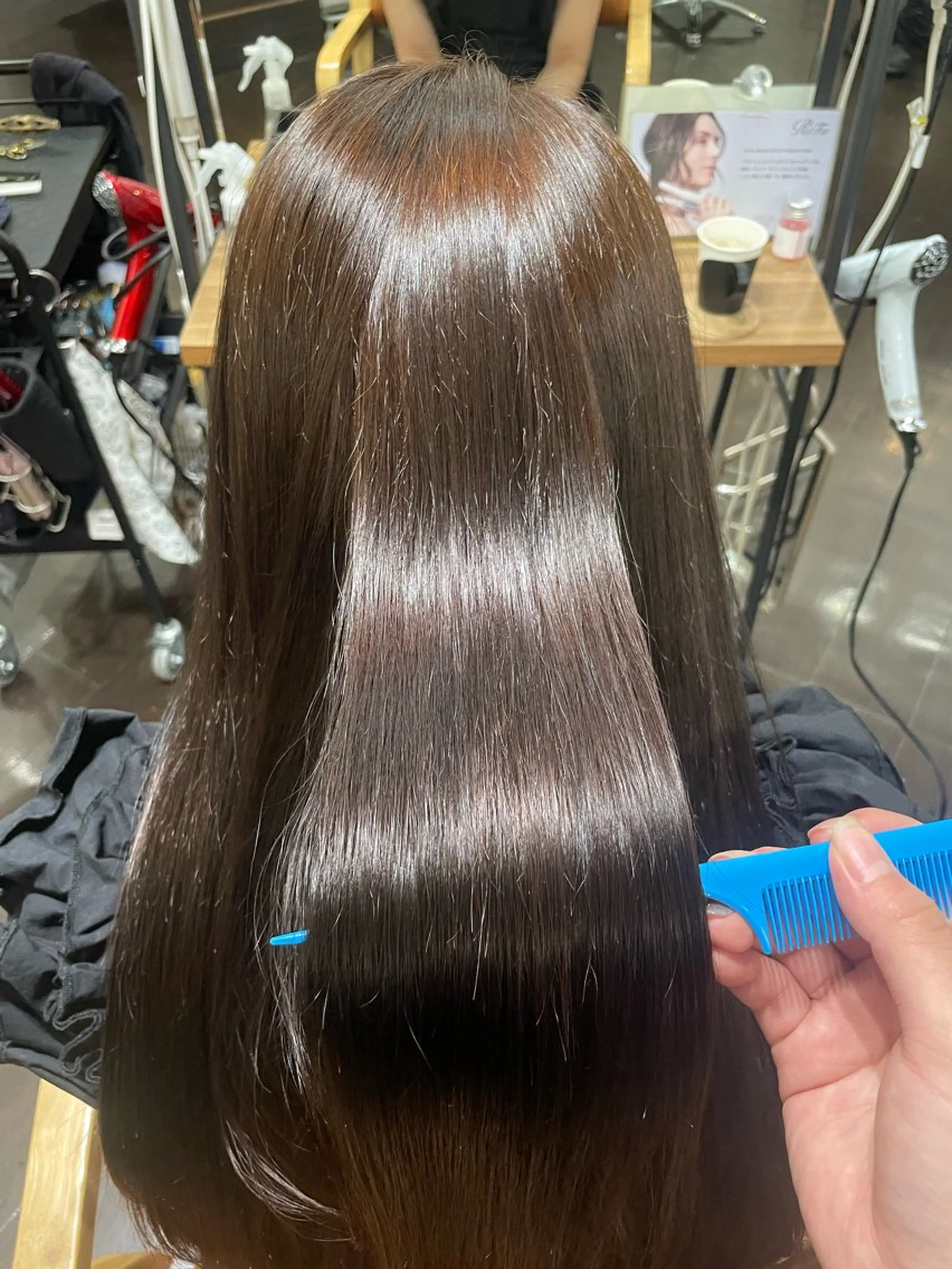 ロング カラー 透明感カラー トリートメント 艶・暖色カラー/ メンズ/名駅/ユキハのヘアスタイル