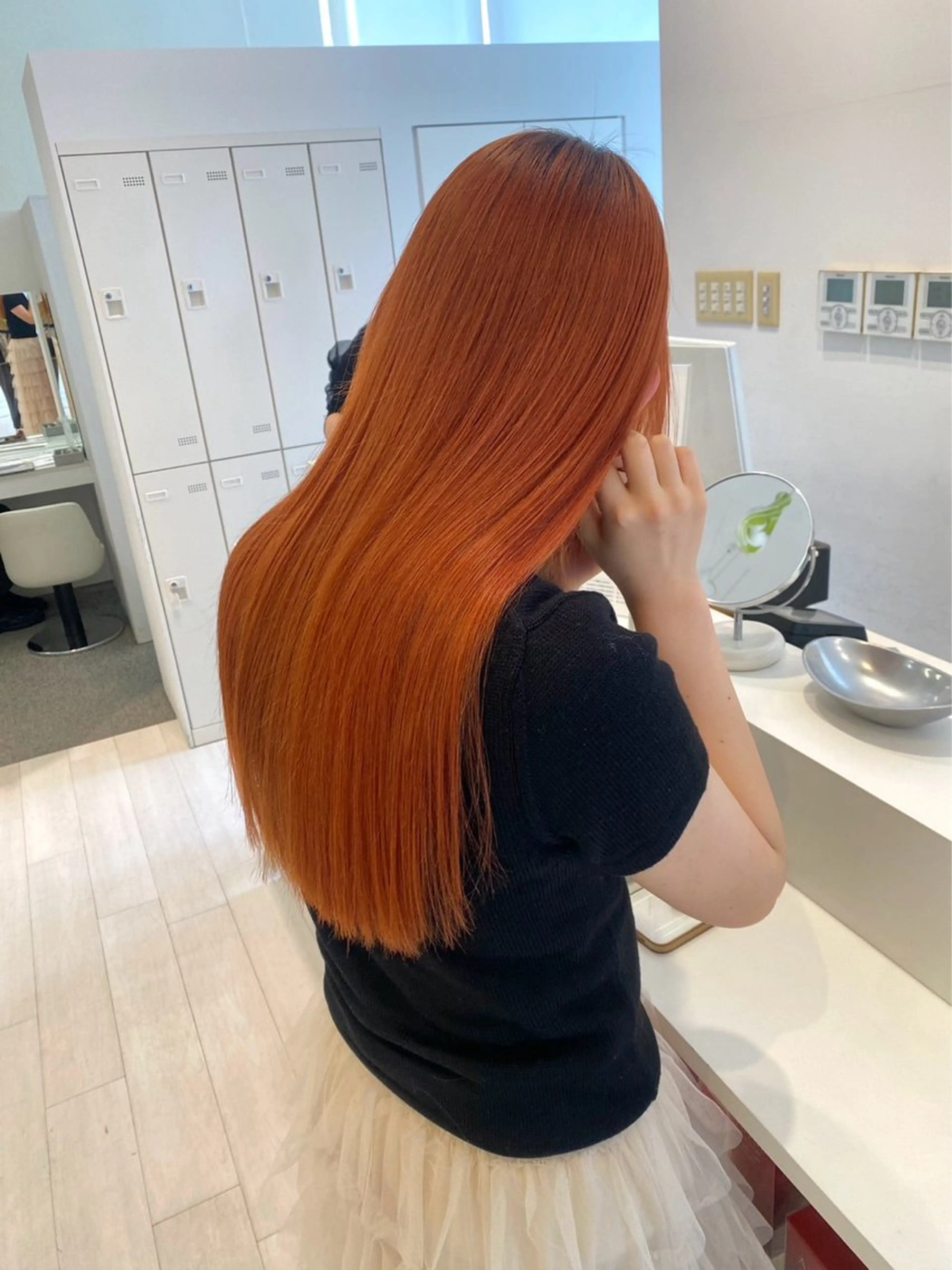 ロング ヘアカラー ParveMix 🌝🫧山本 玲南のヘアスタイル