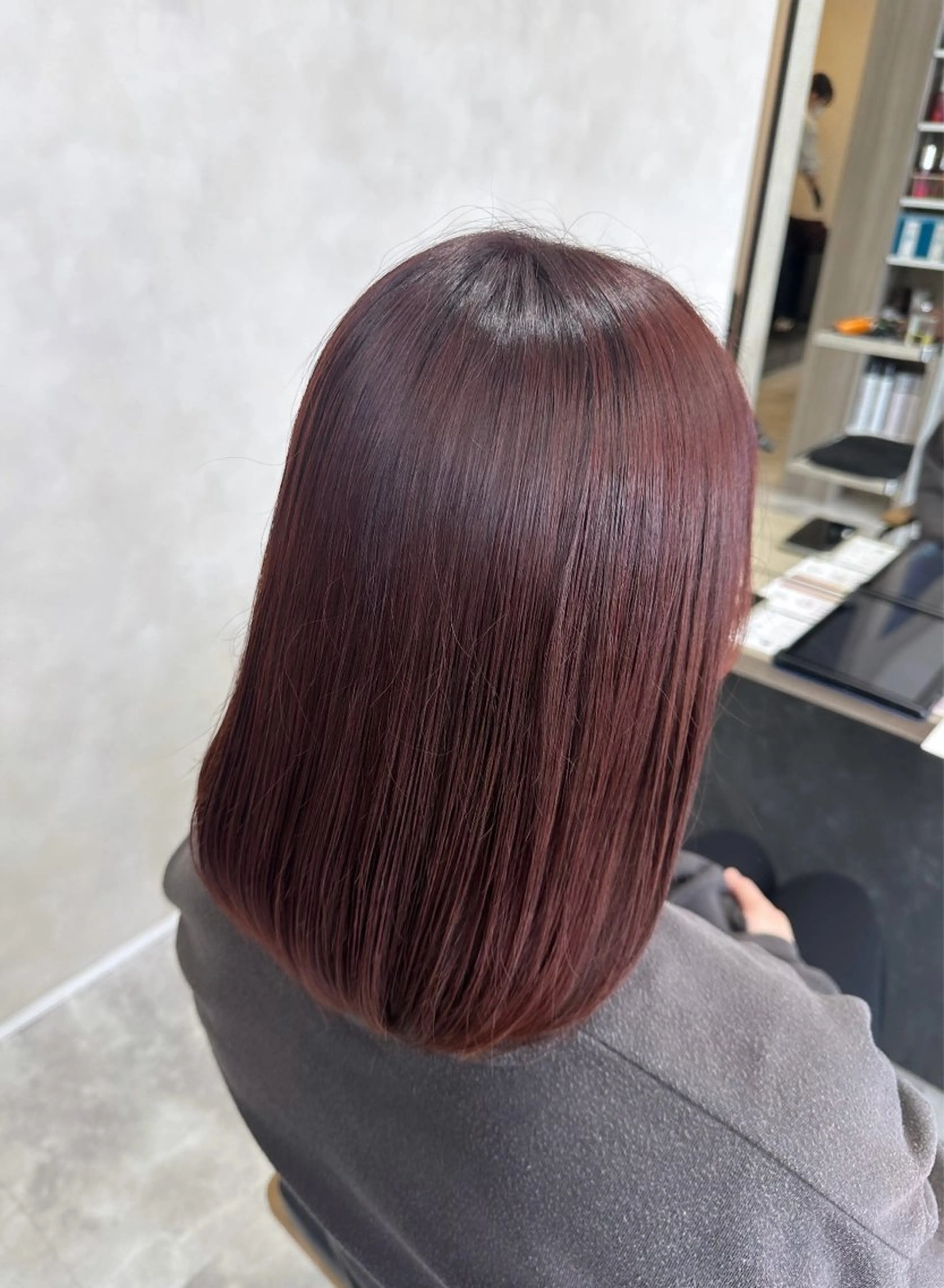 ミディアム ヘアカラー 🎀髪質改善カラー 🎀Mori🎀のヘアスタイル