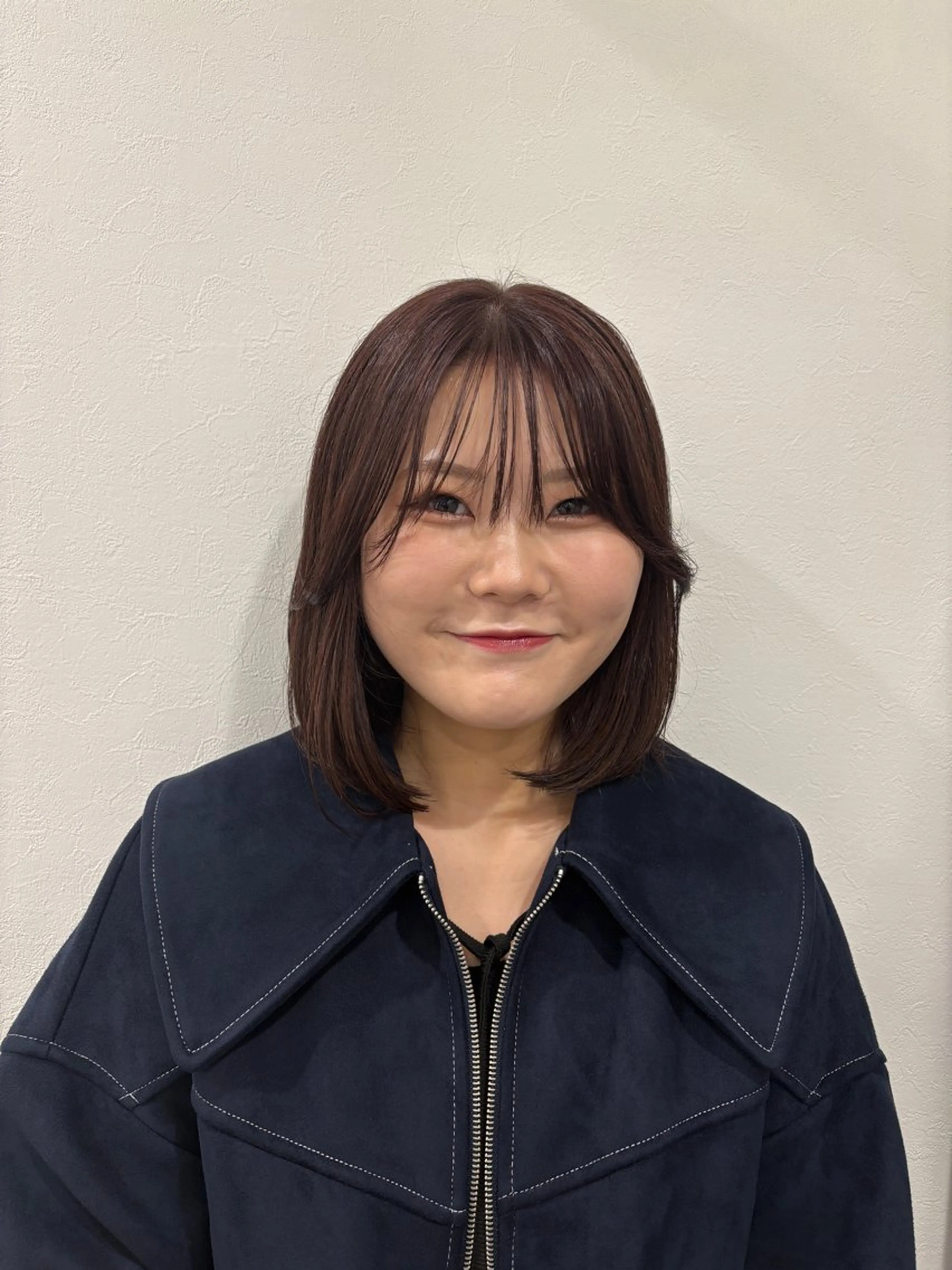 ミディアム カラー ヘアアレンジ ブリーチ ケアブリーチ ボブ 韓国風ヘア レイヤーカット カット ヘアカラー トリートメント 💝似合わせカット& カラーＵｒｕｎａ💝のヘアスタイル