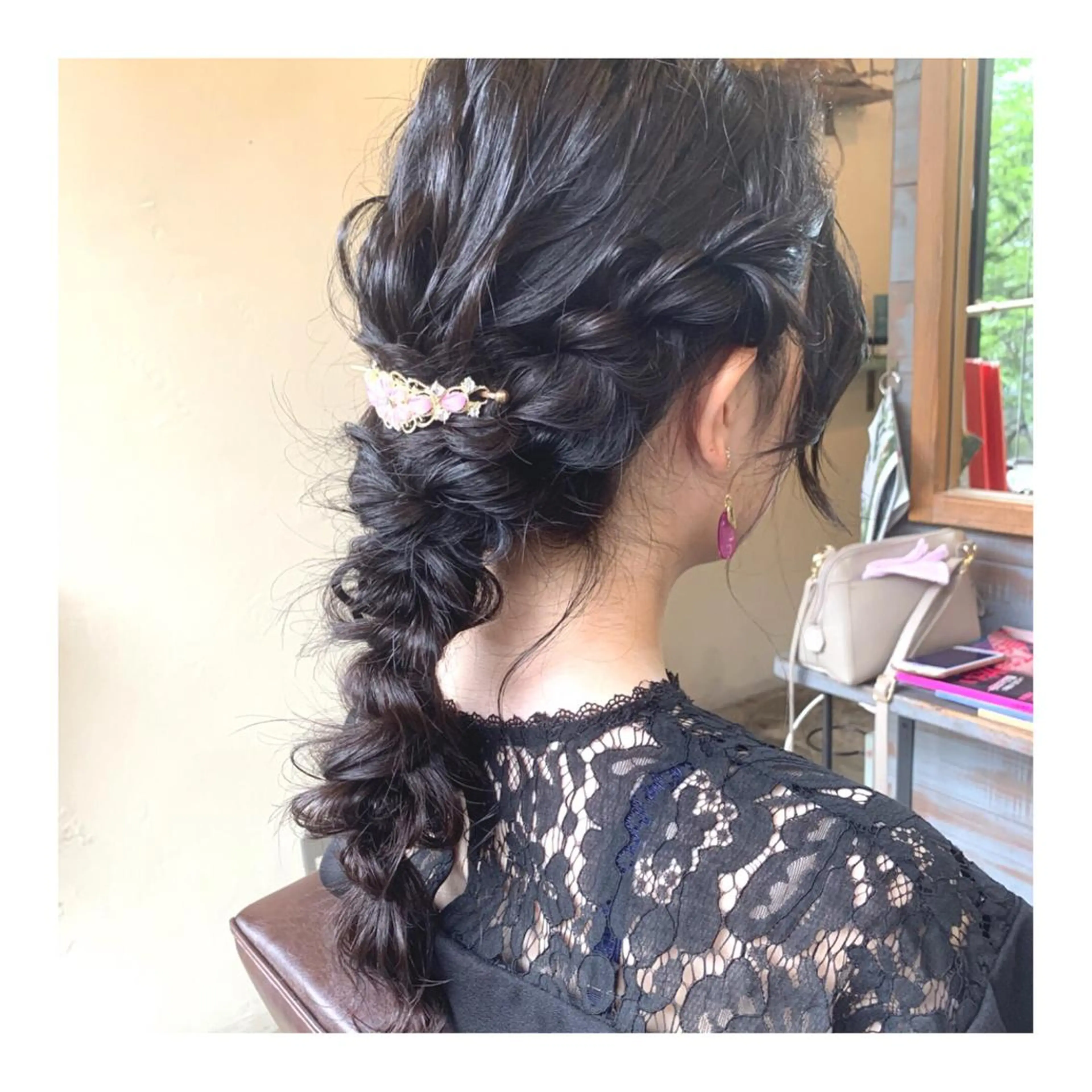 ロング ヘアアレンジ ヘアセット merci.所属・🌻あいり merci.🌻のヘアスタイル