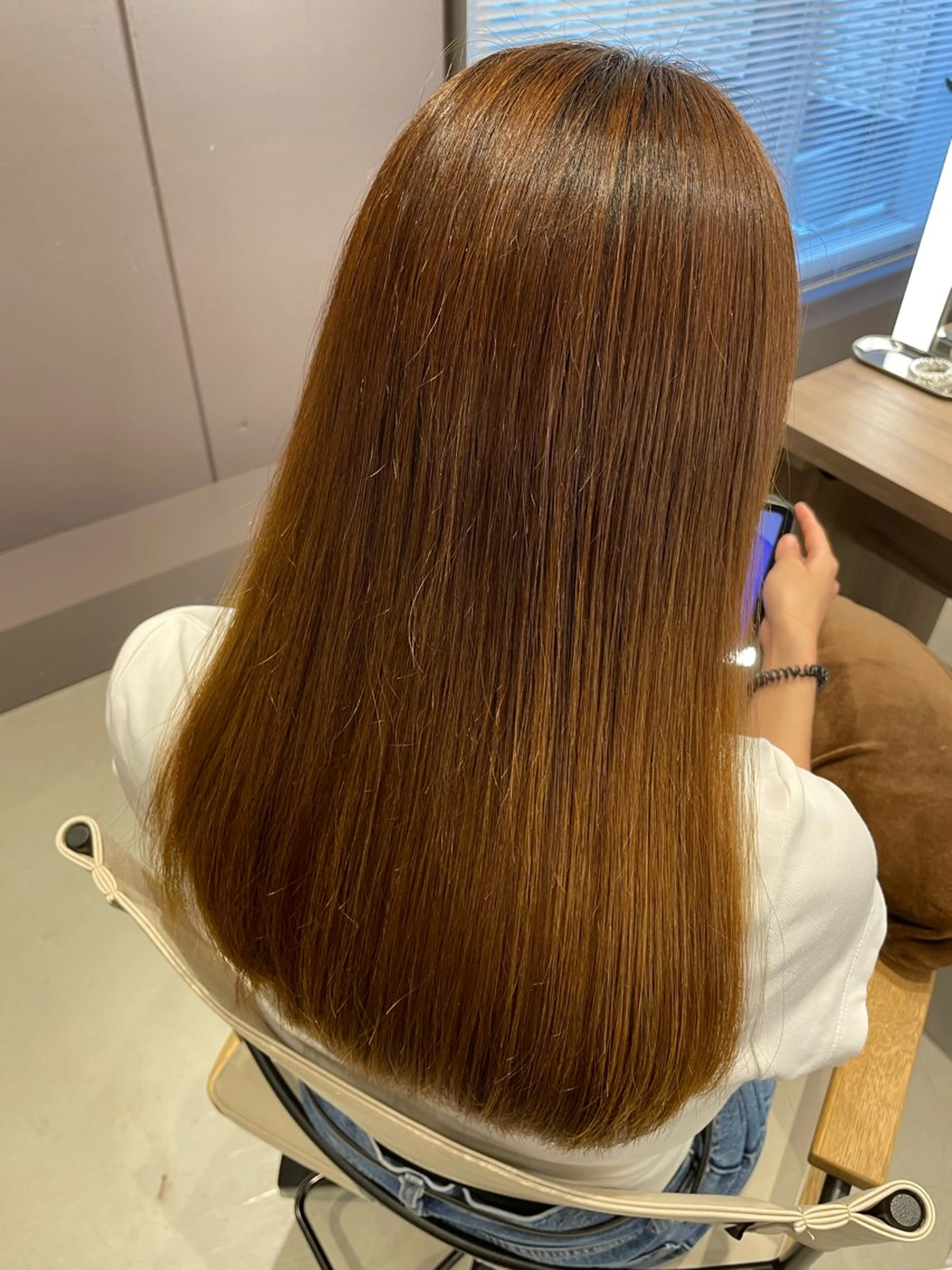 ロング カット 縮毛矯正 トリートメント 髪質改善/縮毛/トリ ートメント/平野広大のヘアスタイル