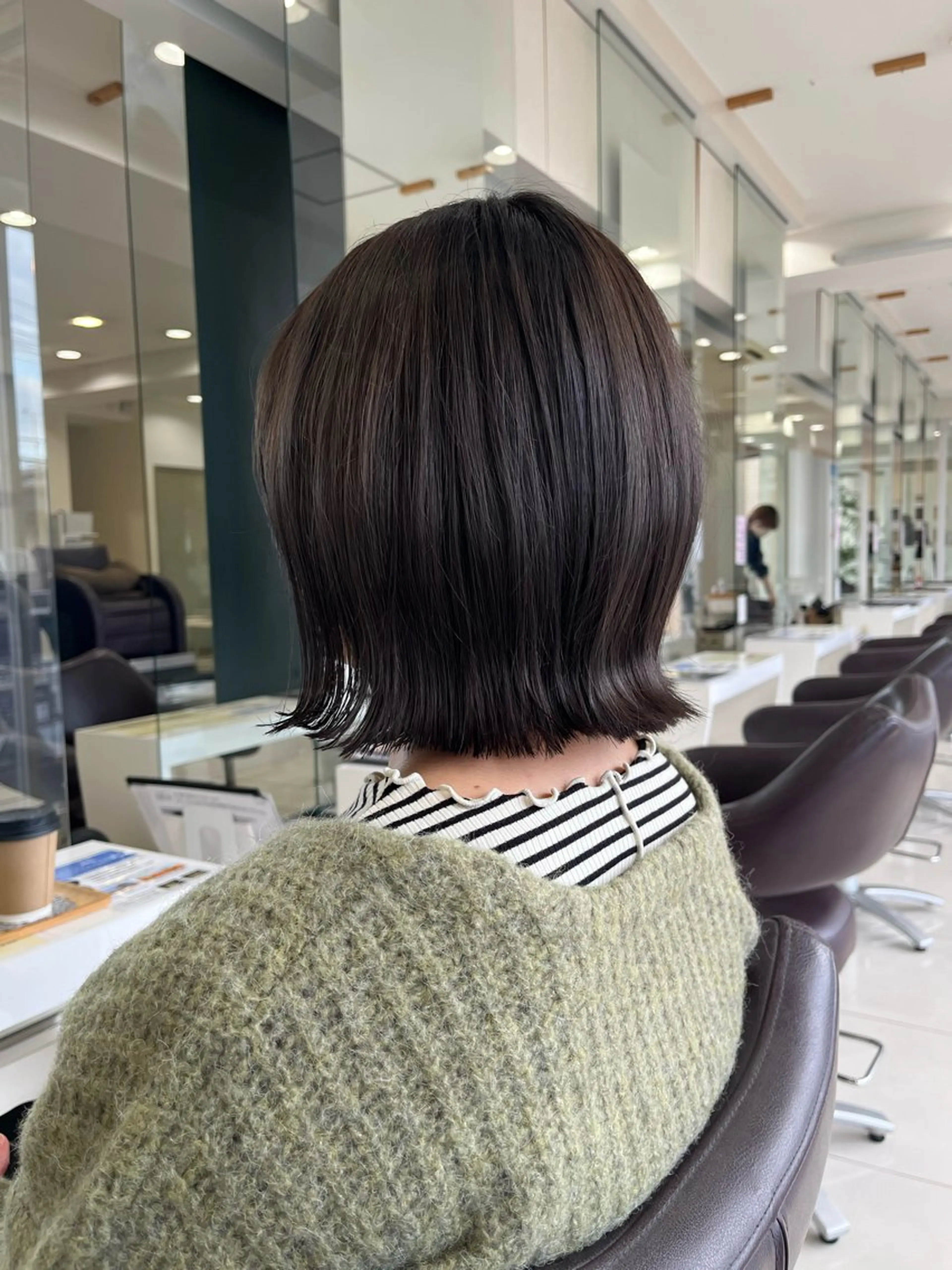 カラー 縮毛矯正 赤みなしカラー/梅田 /レイヤー/IORIのヘアスタイル