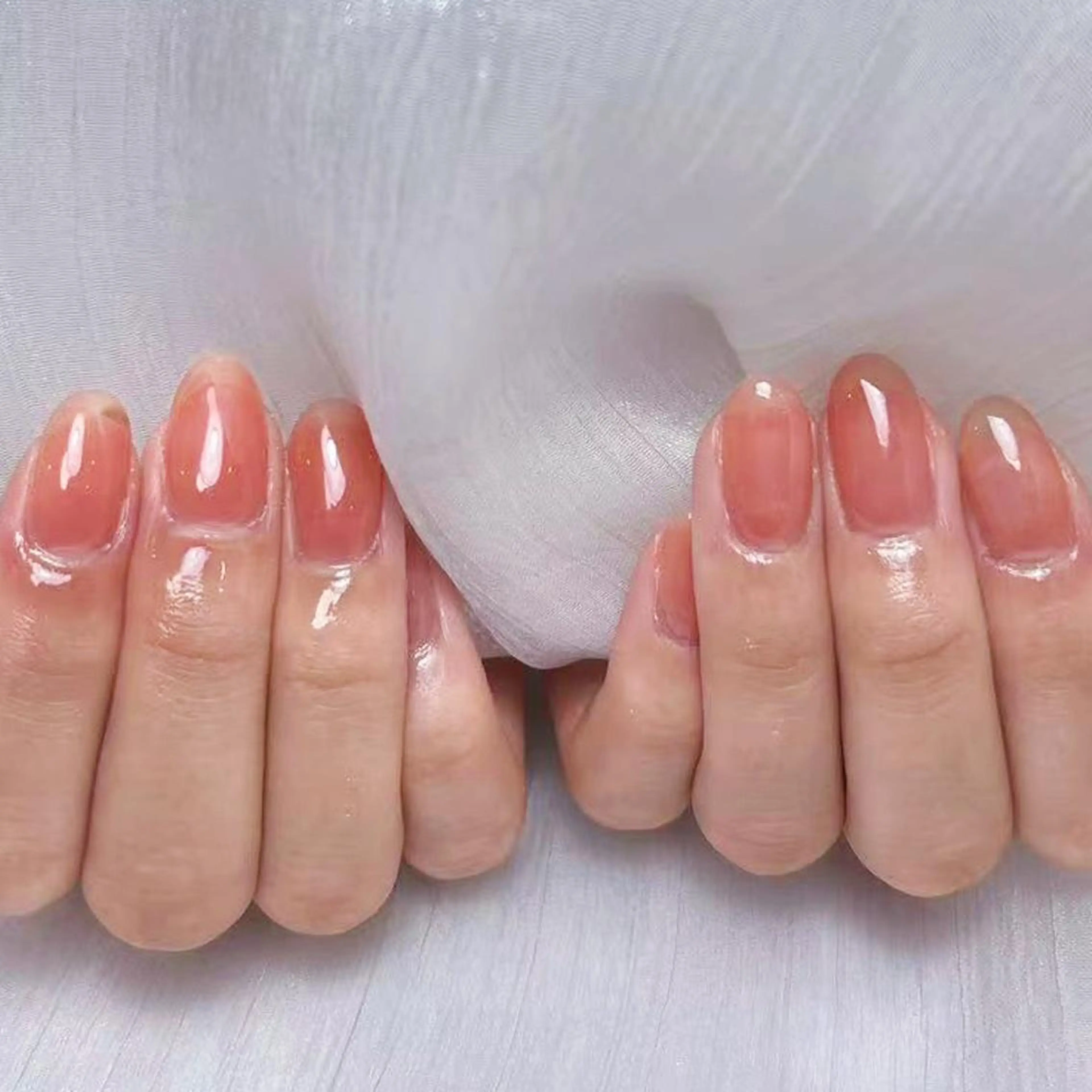 ネイル アートネイル オーロラネイル ガーリー キラキラネイル 韓国ネイル ハンドネイル YOYO 💅のネイルデザイン