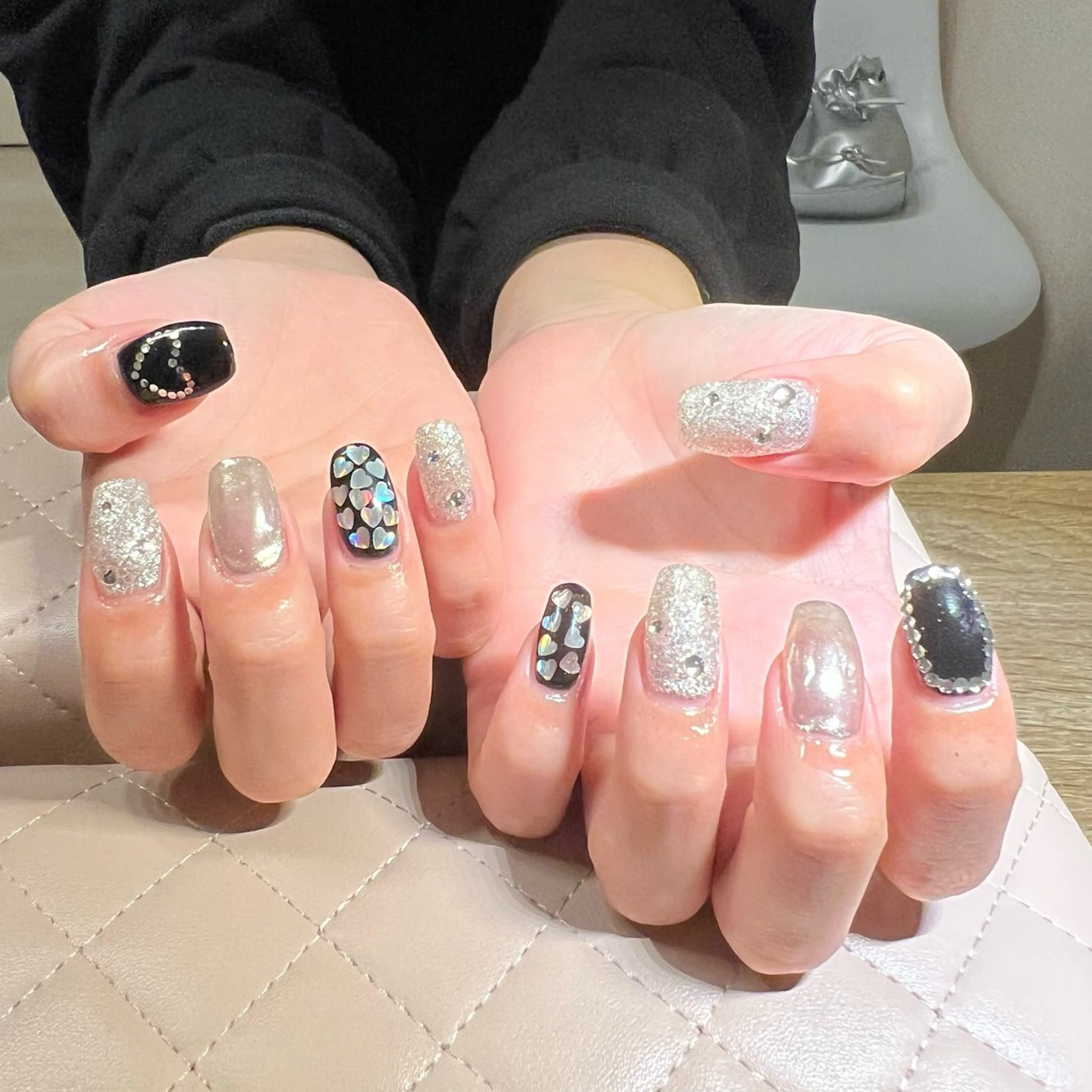 ネイル シルバー PARU nailのネイルデザイン