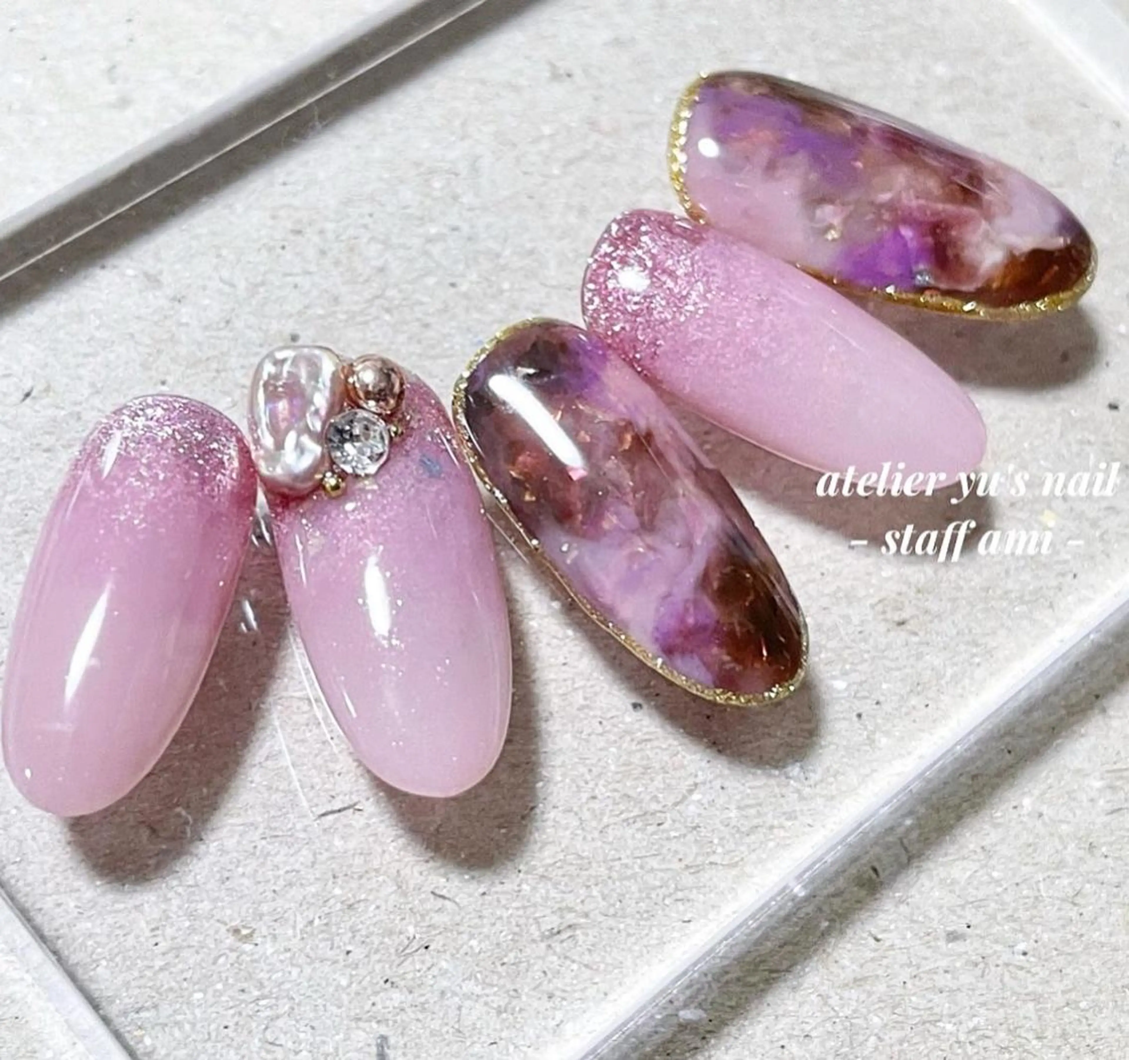 ネイル ハンドネイル ハンドケア atelier yu's nail所属・atelier yu's nailのネイルデザイン