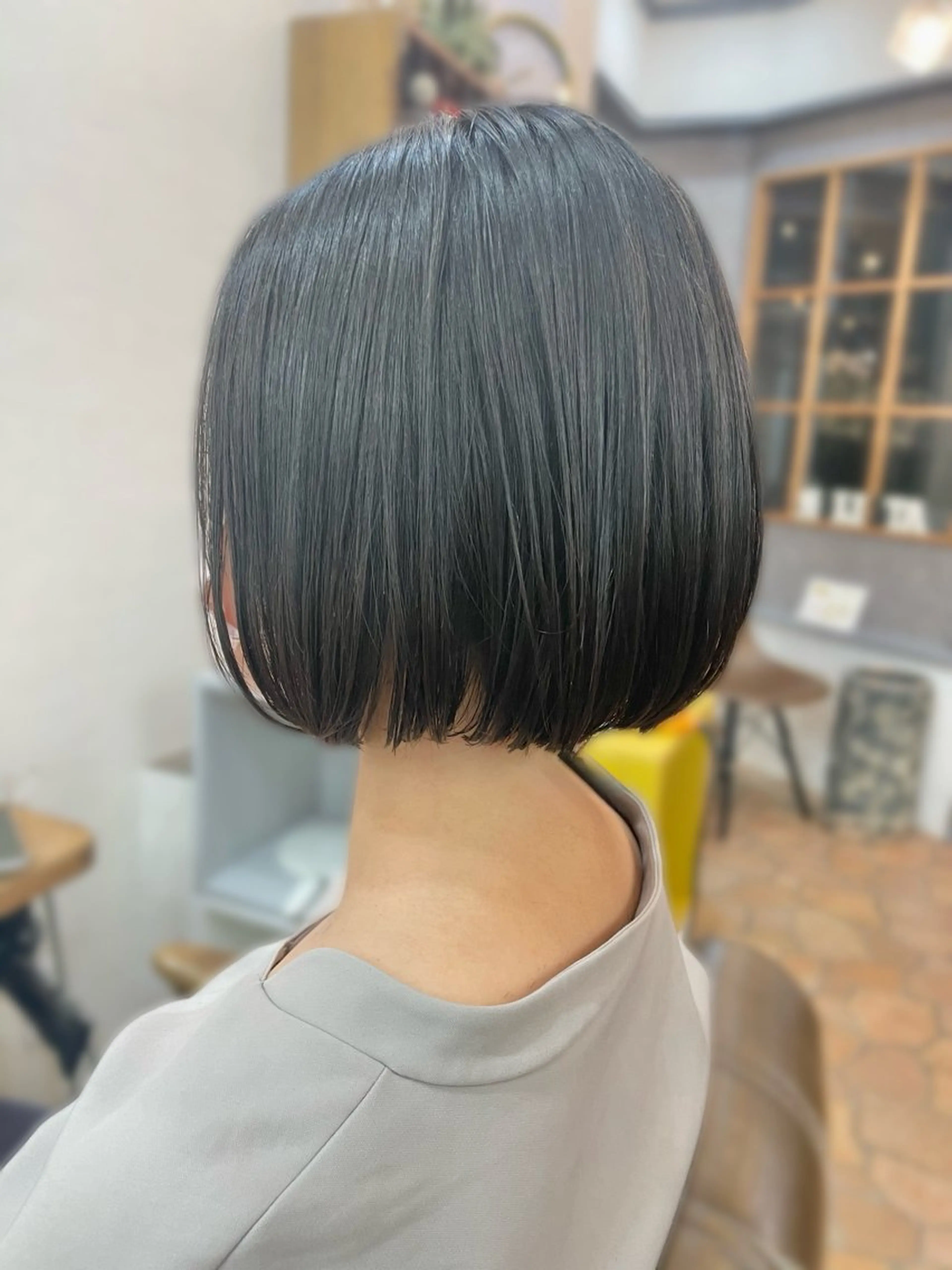 ショート 縮毛矯正 艶髪🌈美髪🌈 森田勇地のヘアスタイル