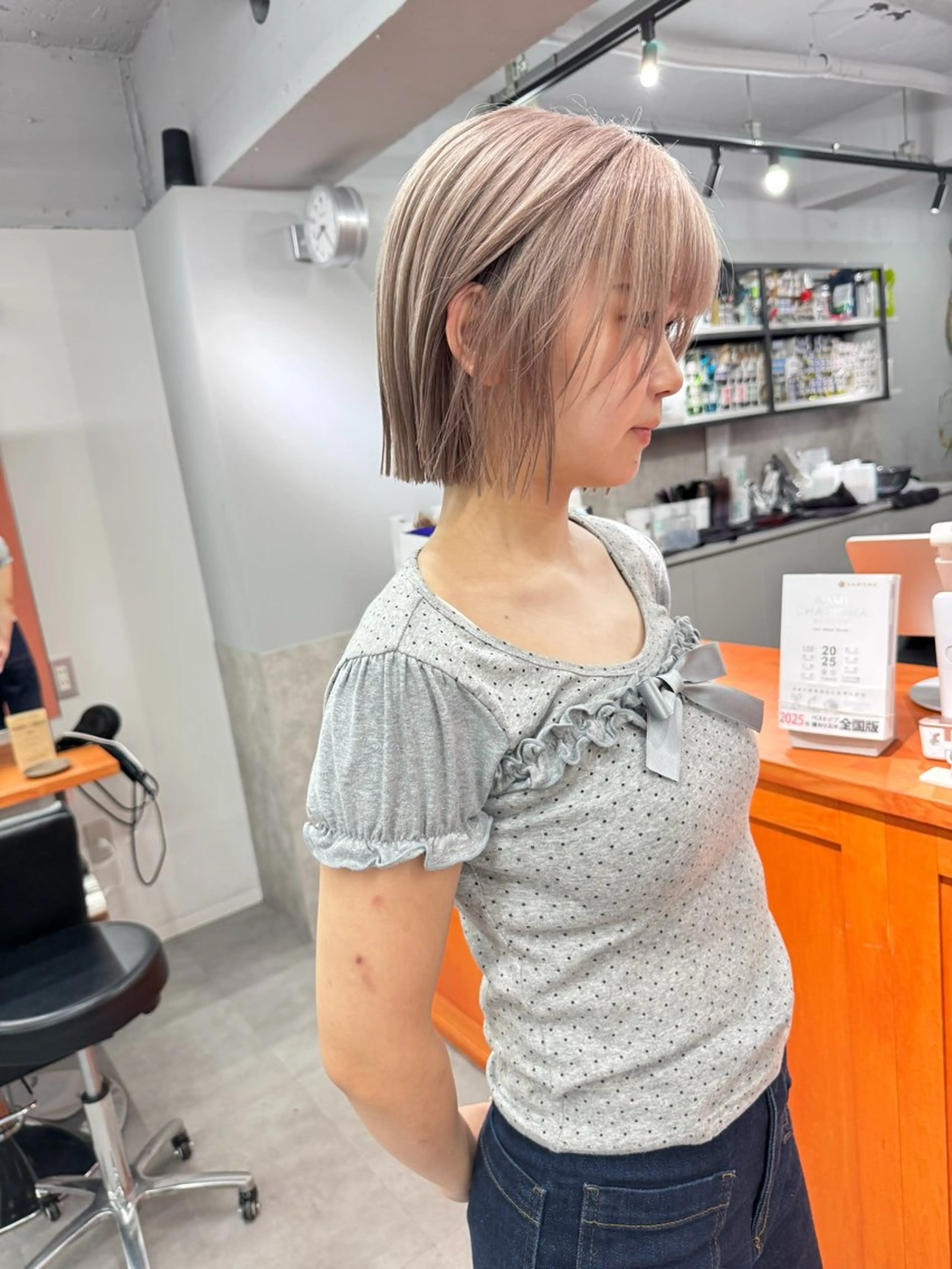 人気No.1メニュー[ボブ限定❗️]カット＋Wカラー🩵の写真