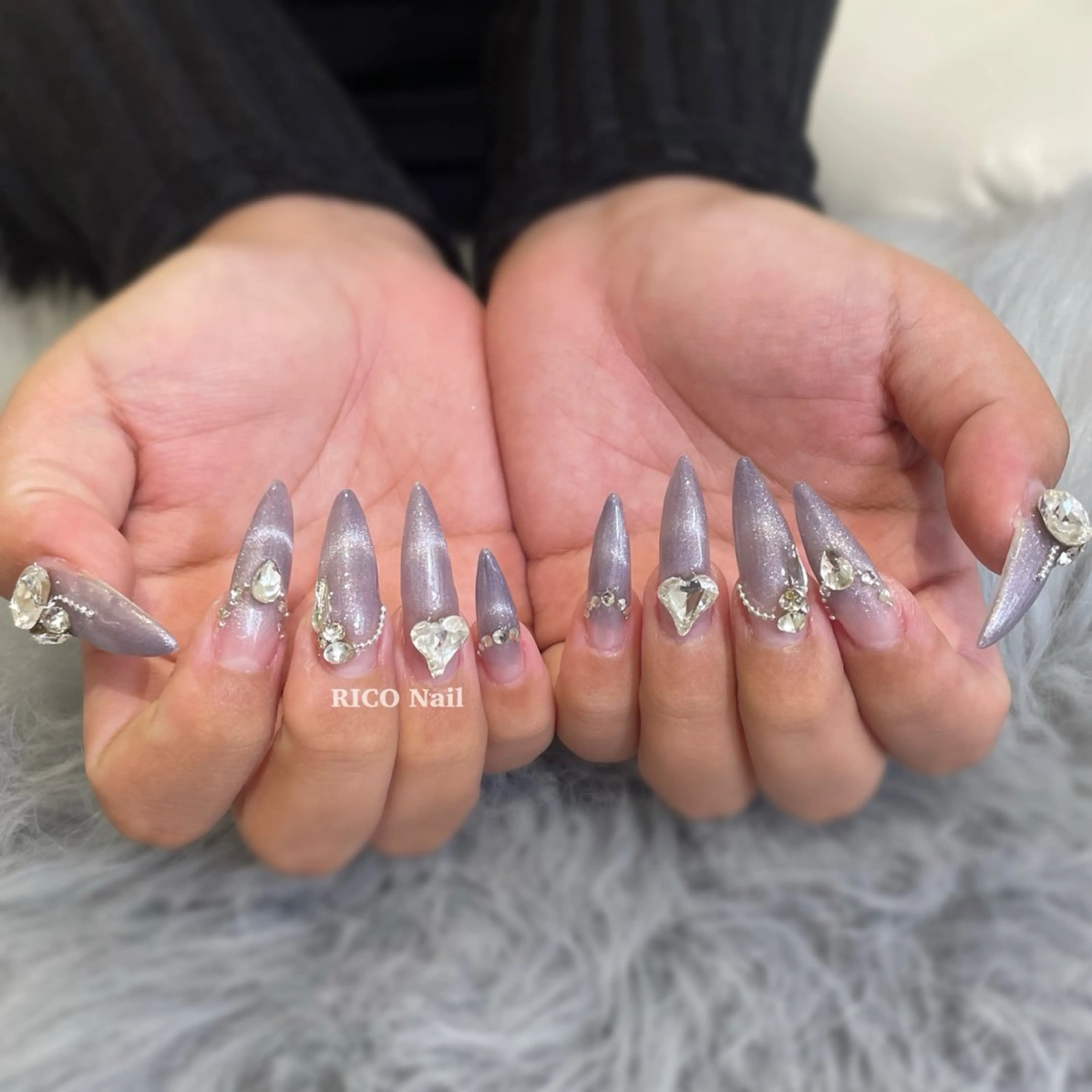 ネイル ハンドネイル RICO NAIL所属・RICO Nail パーツつけ放題🌈のネイルデザイン