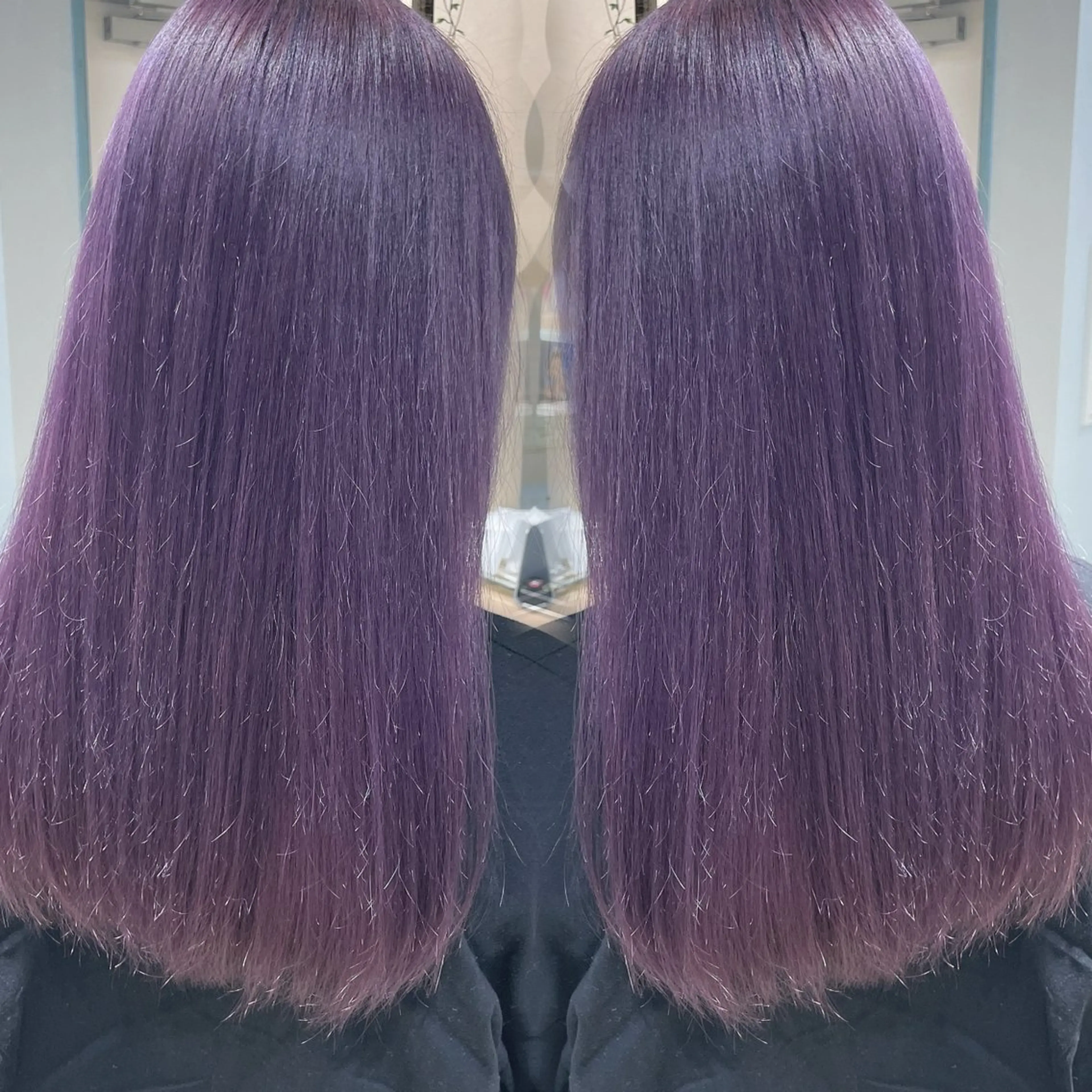 ロング カラー ヘアカラー トリートメント もえな 💋👼🏻のヘアスタイル