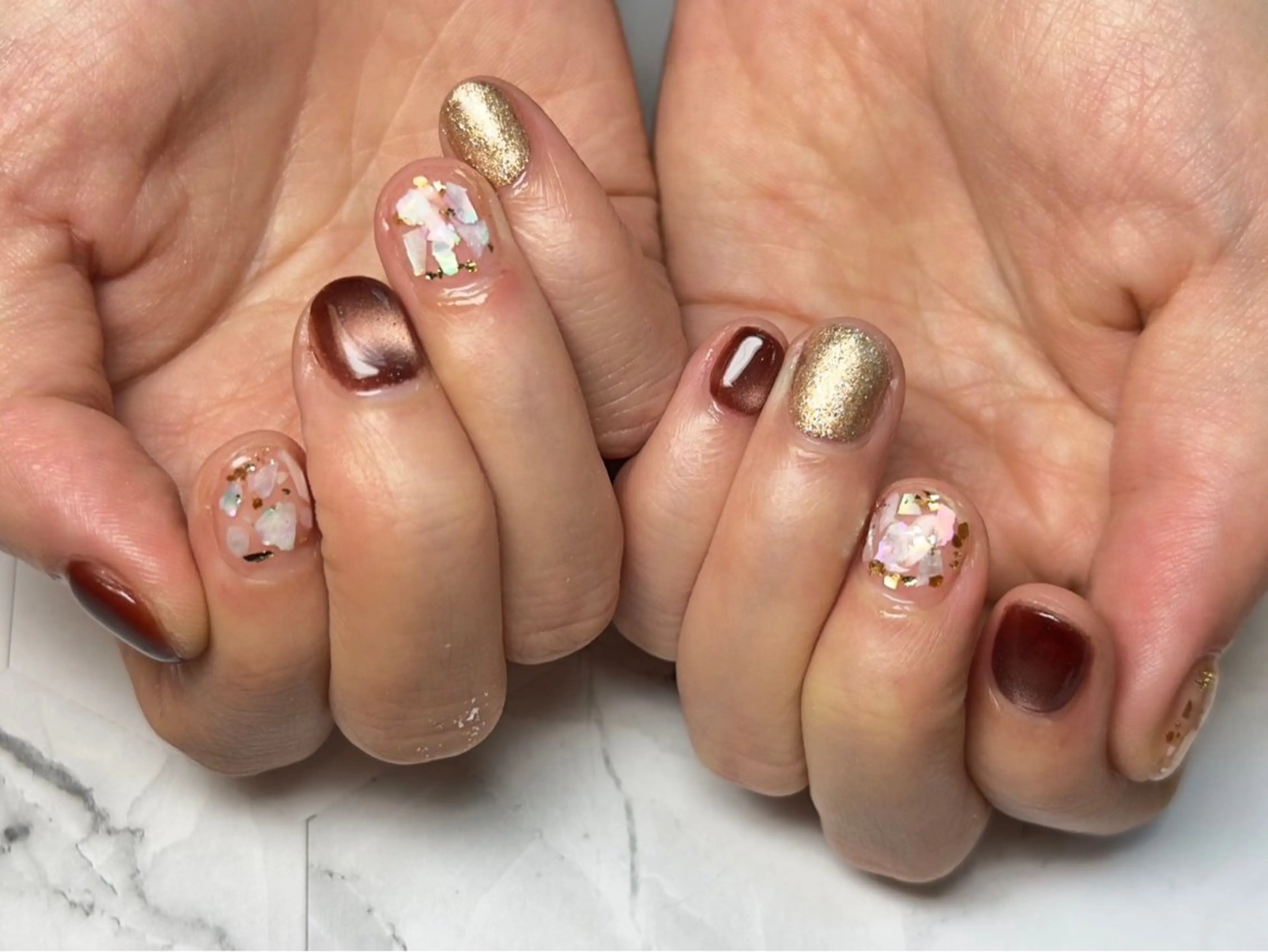 ネイル ハンドネイル Queennail 北堀江AYAのネイルデザイン