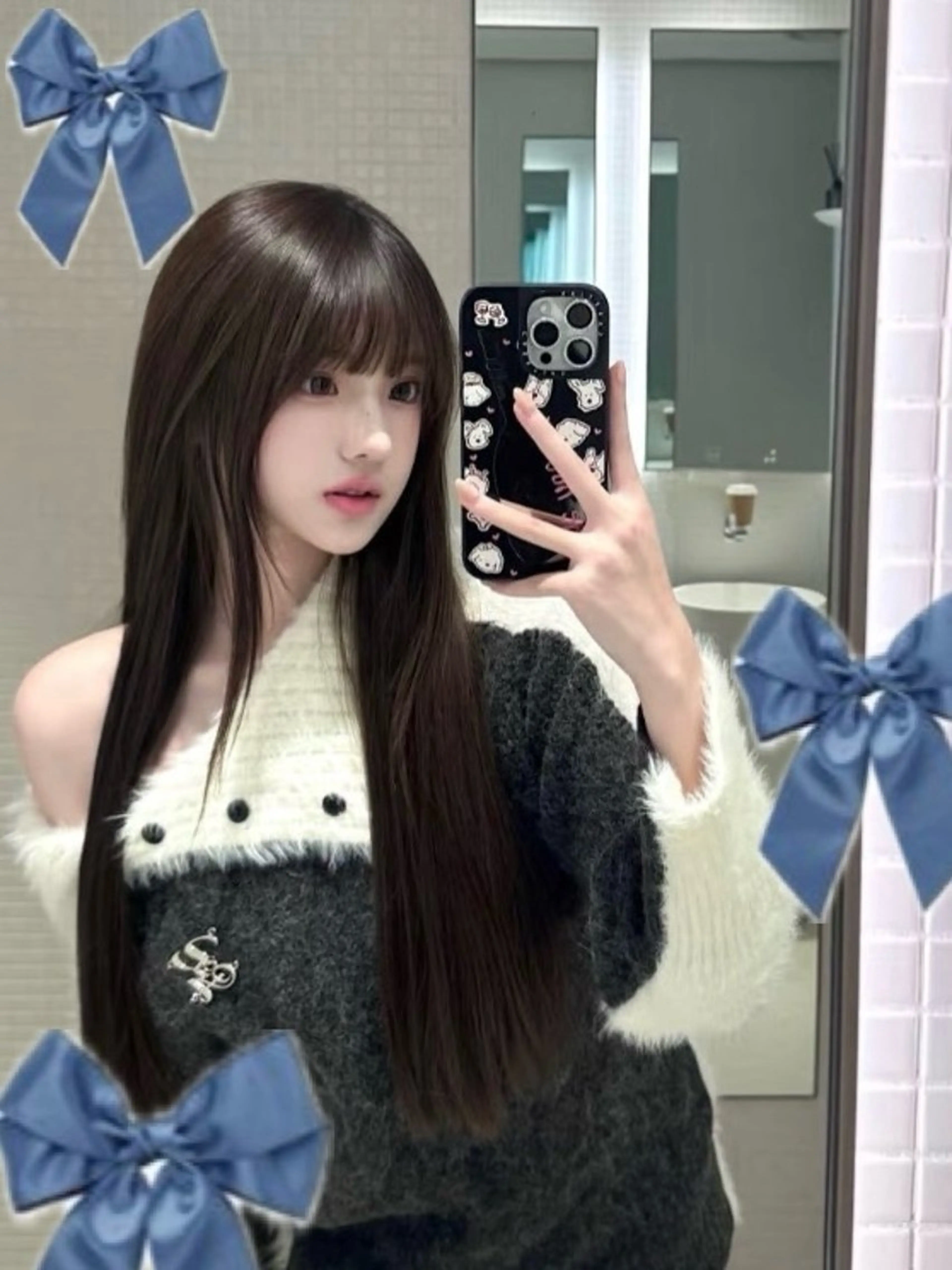 カラー 韓国透明感color 🤍sawako🏹のヘアスタイル