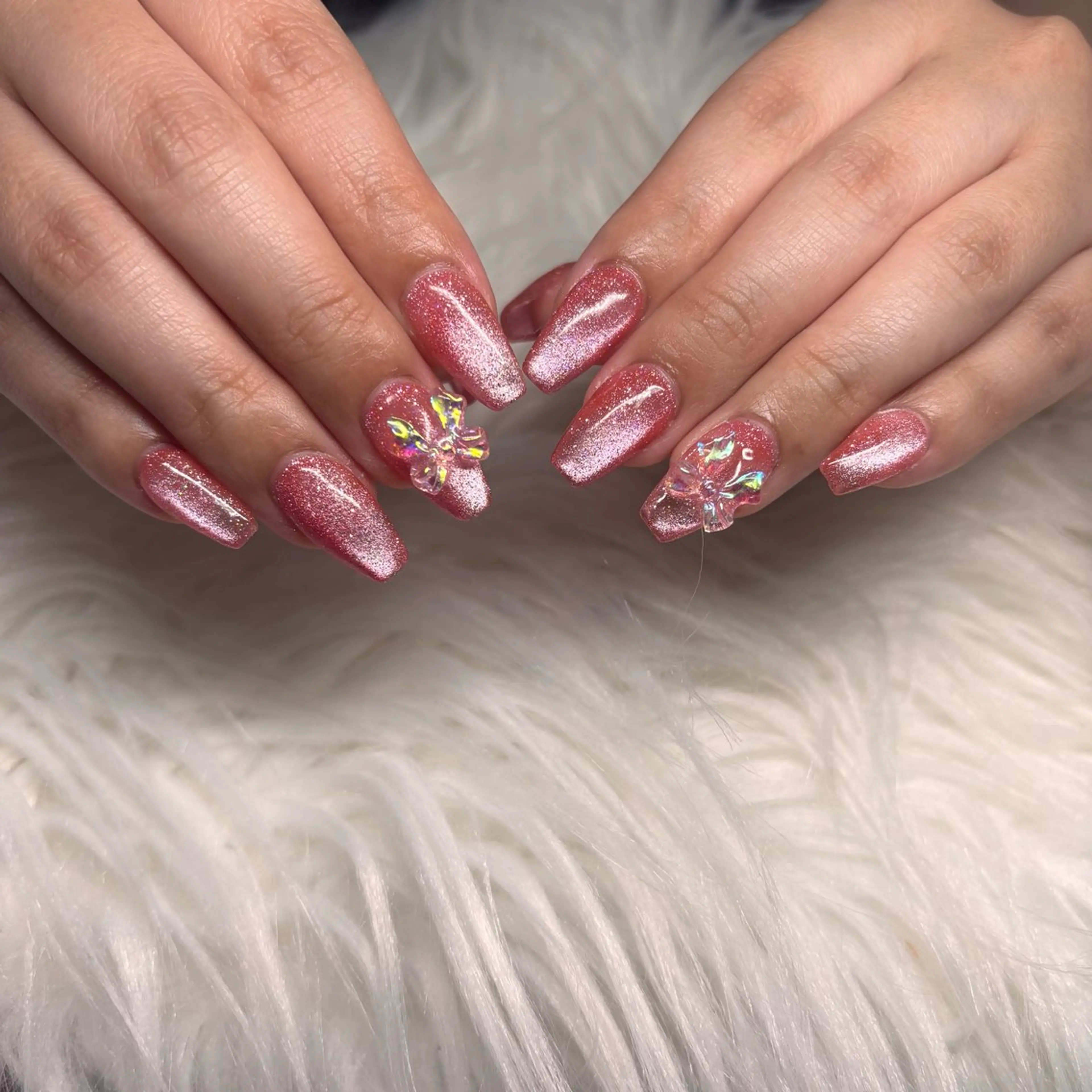 ネイル マグネットネイル スカルプネイル ハンドネイル RE💟N.NAIL ラテン系お姉さんのネイルデザイン