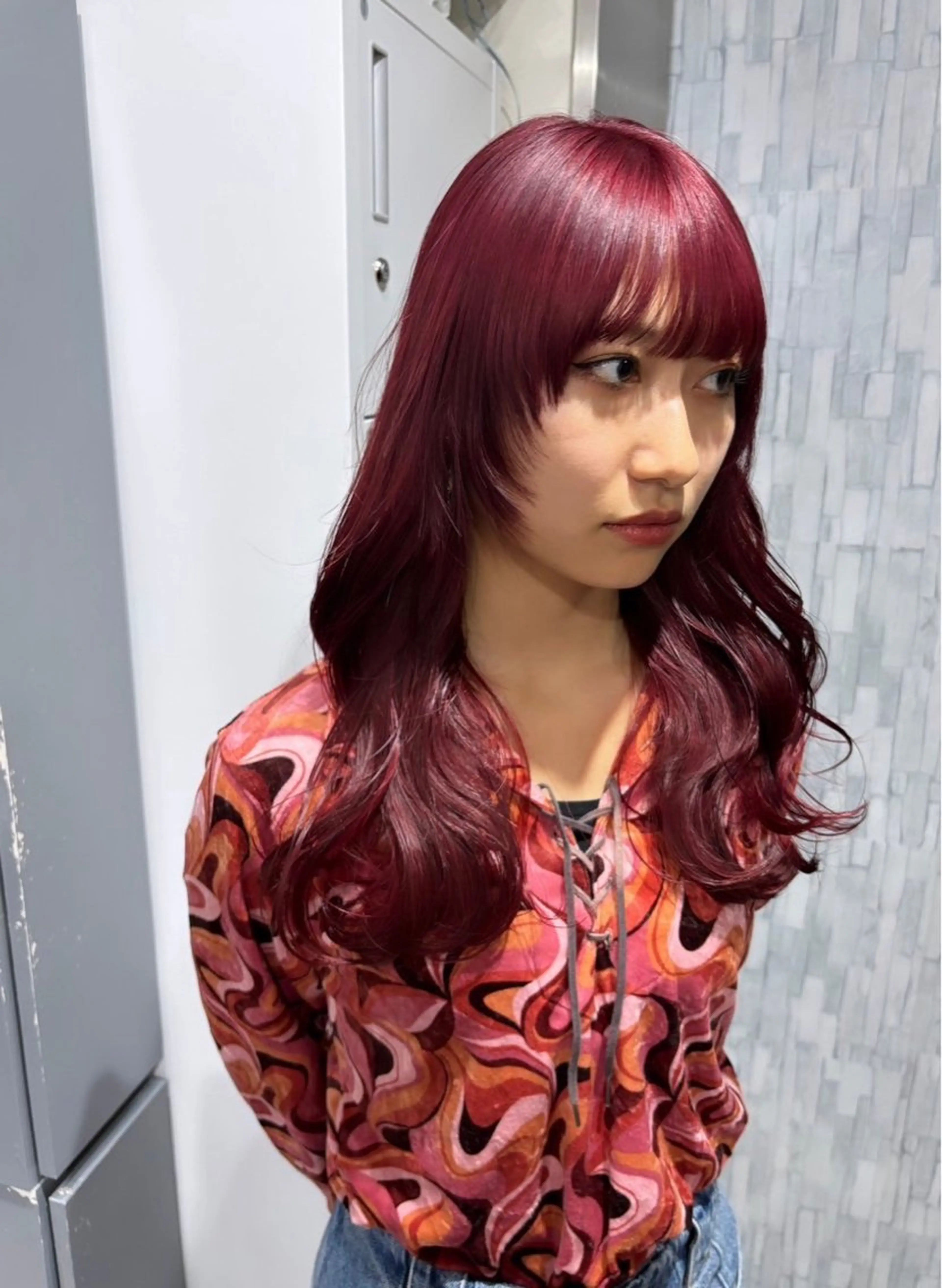 ロング 池袋/ダブルカラー GLADGE🩵のヘアスタイル