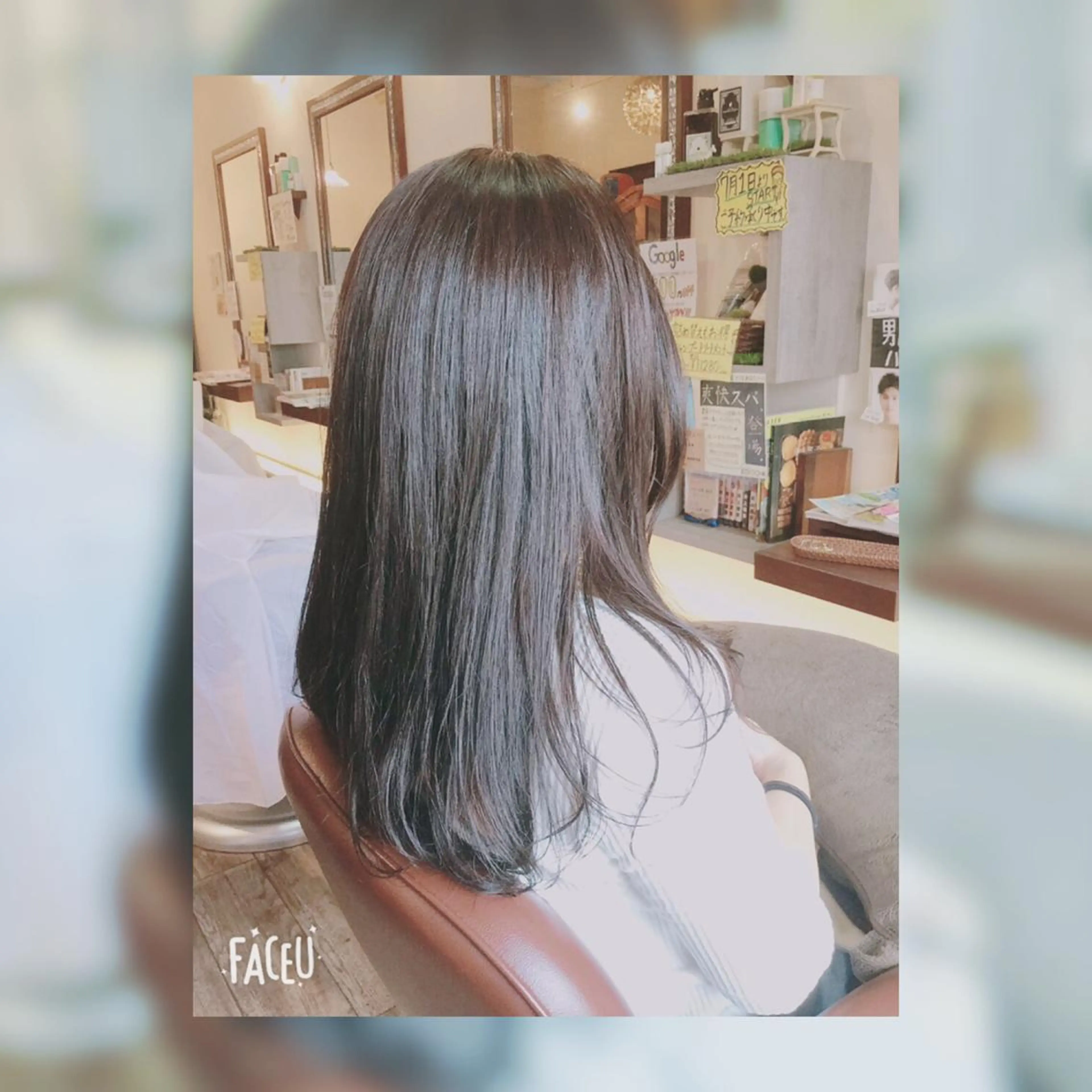 ロング カラー ブルーカラー 華 HANA所属・✨素髪を美しくする✨ 志賀 和雅のヘアスタイル