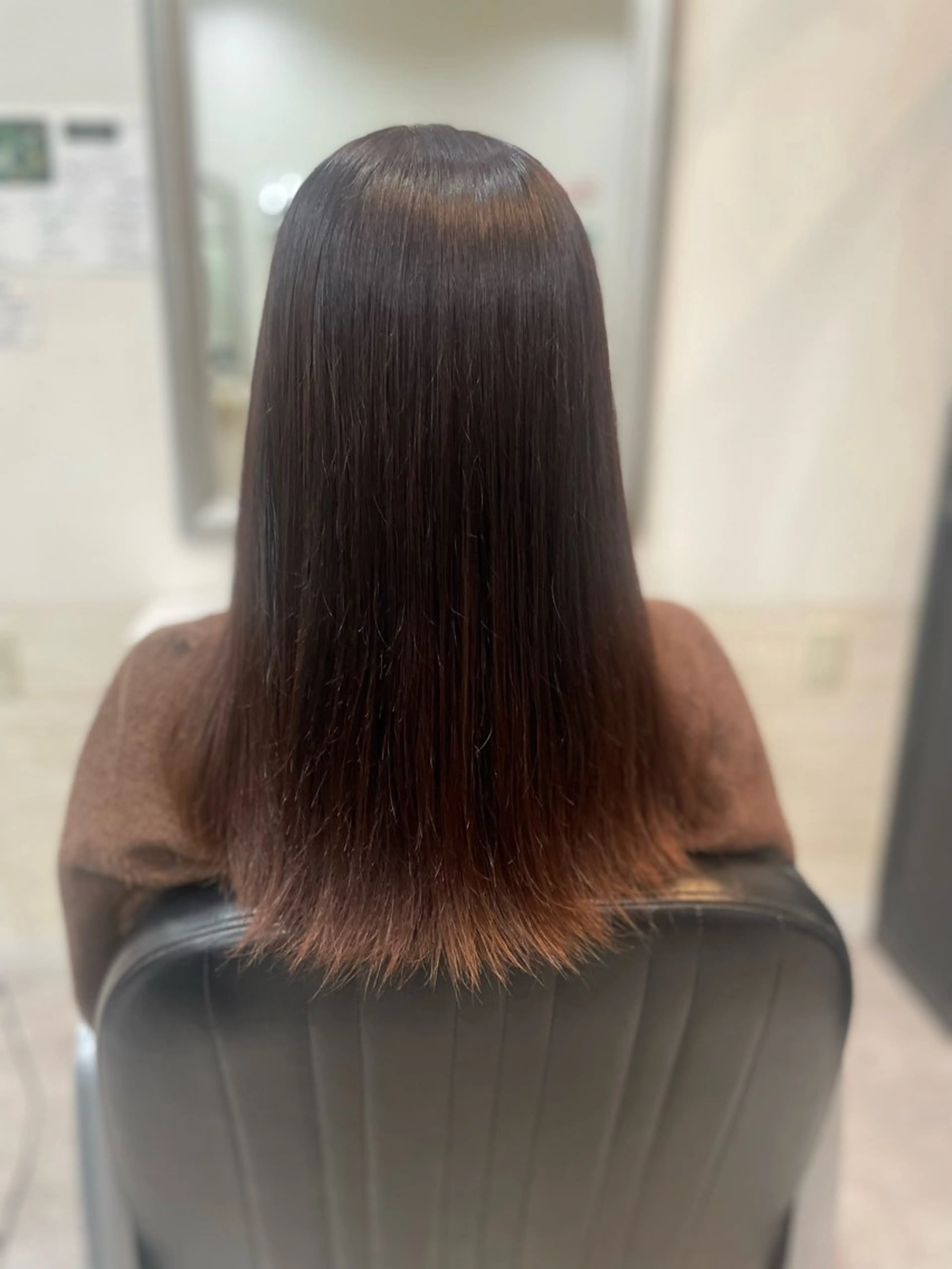 ミディアム カラー ヘアカラー 堀川 希歩のヘアスタイル