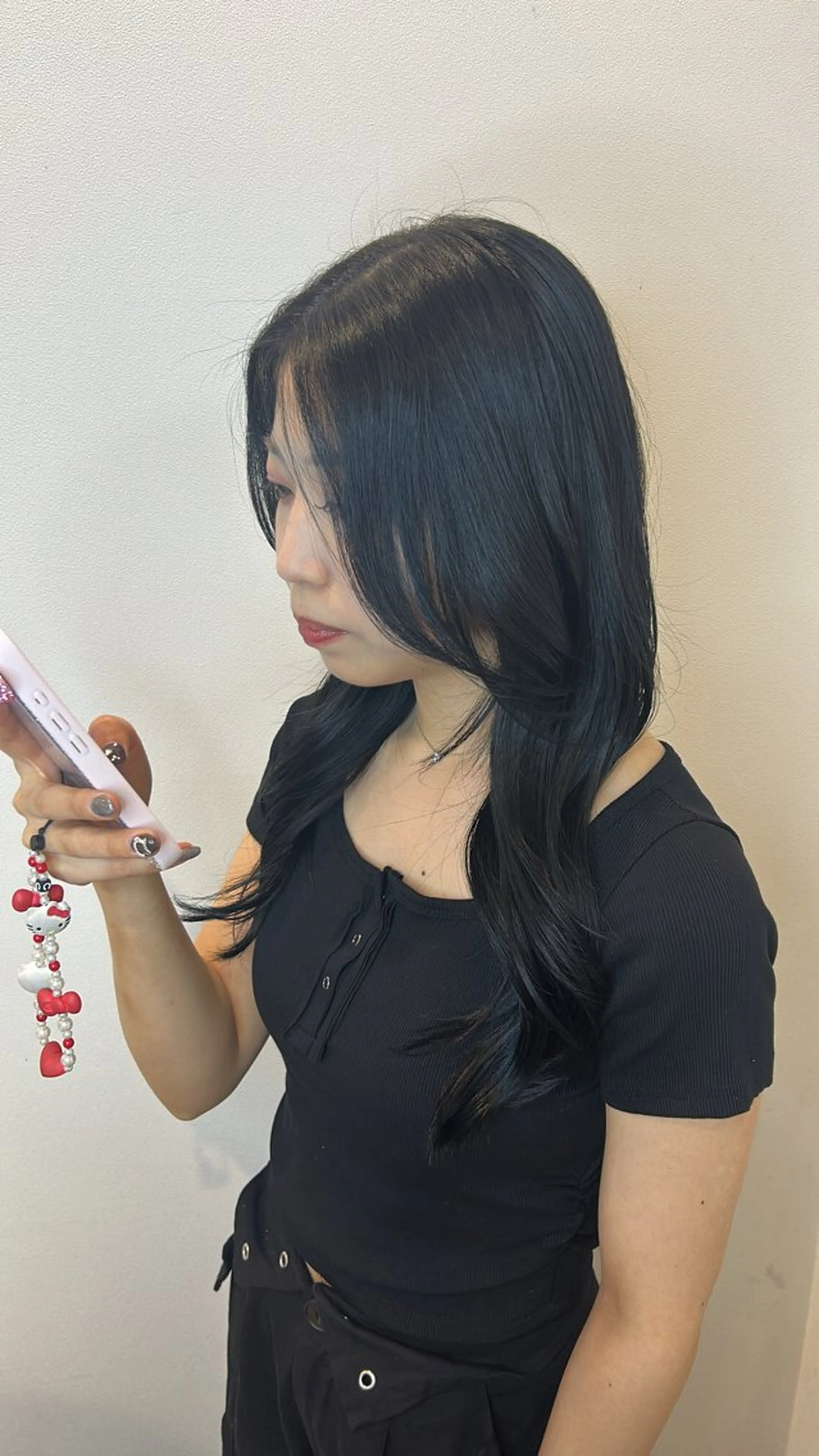 ロング カラー ヘアアレンジ 韓国風ヘア ヘアカラー ALEXANDRE OF COLORS TOYAMA所属・ishizuka toaのヘアスタイル