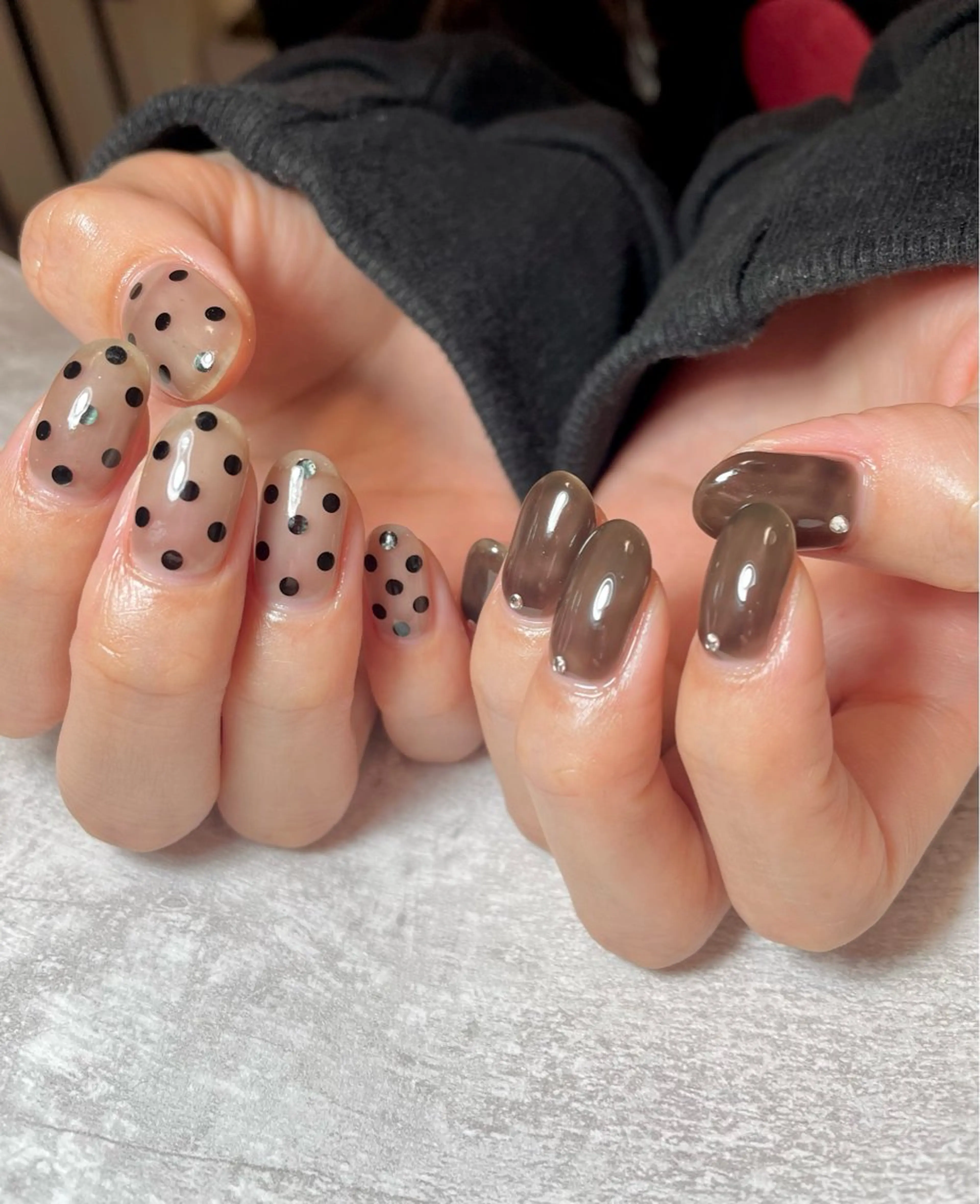 ネイル ドット 韓国ネイル 持ち込み BEAUTY GARDEN 【nail salon unseul】所属・nana .のネイルデザイン