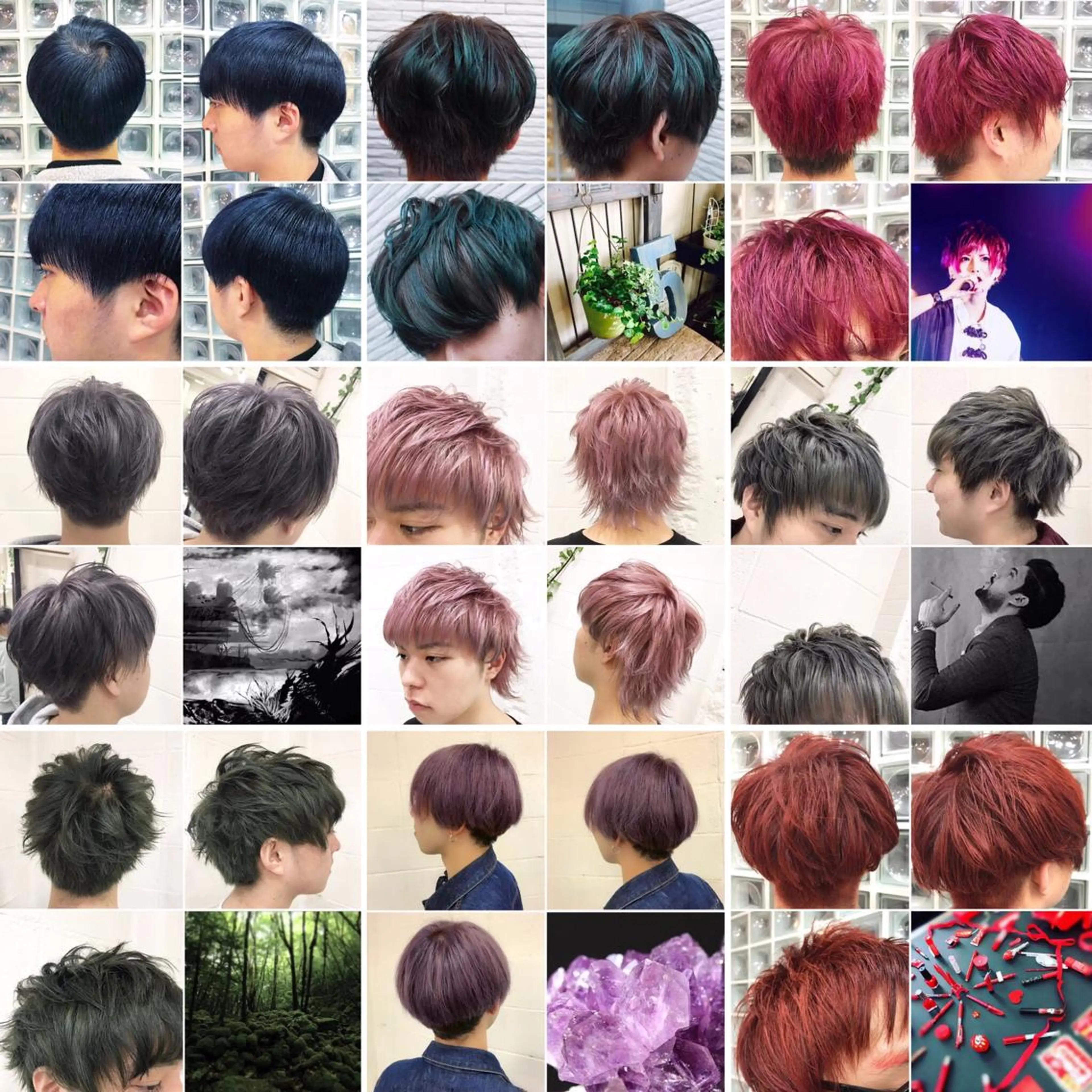 ショート カラー メンズ "PEPPU "所属・派手髪、ハイトーン ショートヘアShinのヘアスタイル