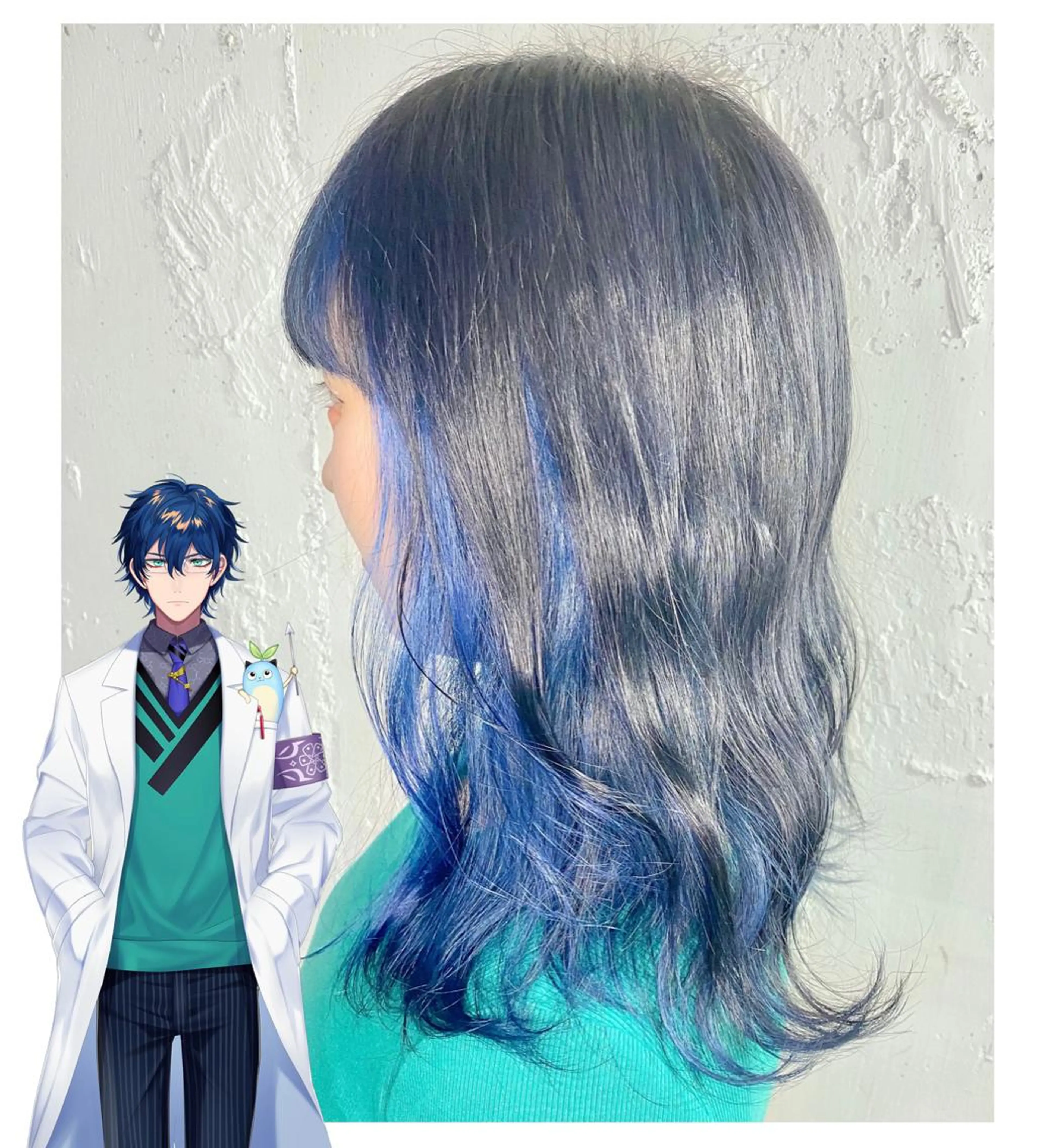 ミディアム カラー GARU-ガル-所属・TSUNO🦖 派手髪/オタク美容師のヘアスタイル