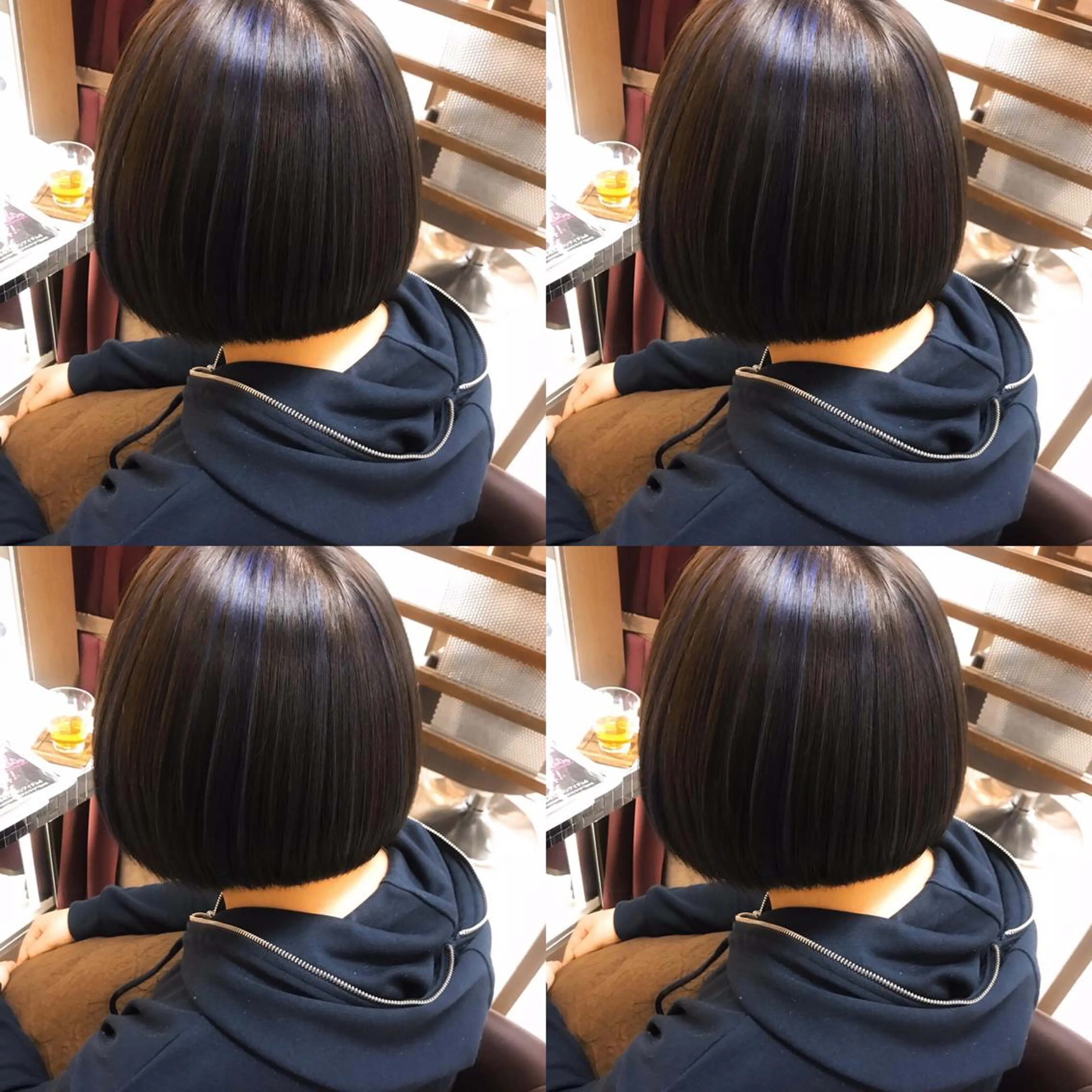 ショート カット ヘアカラー トリートメント ママ美容師まつげ 🤍まき🤍のヘアスタイル