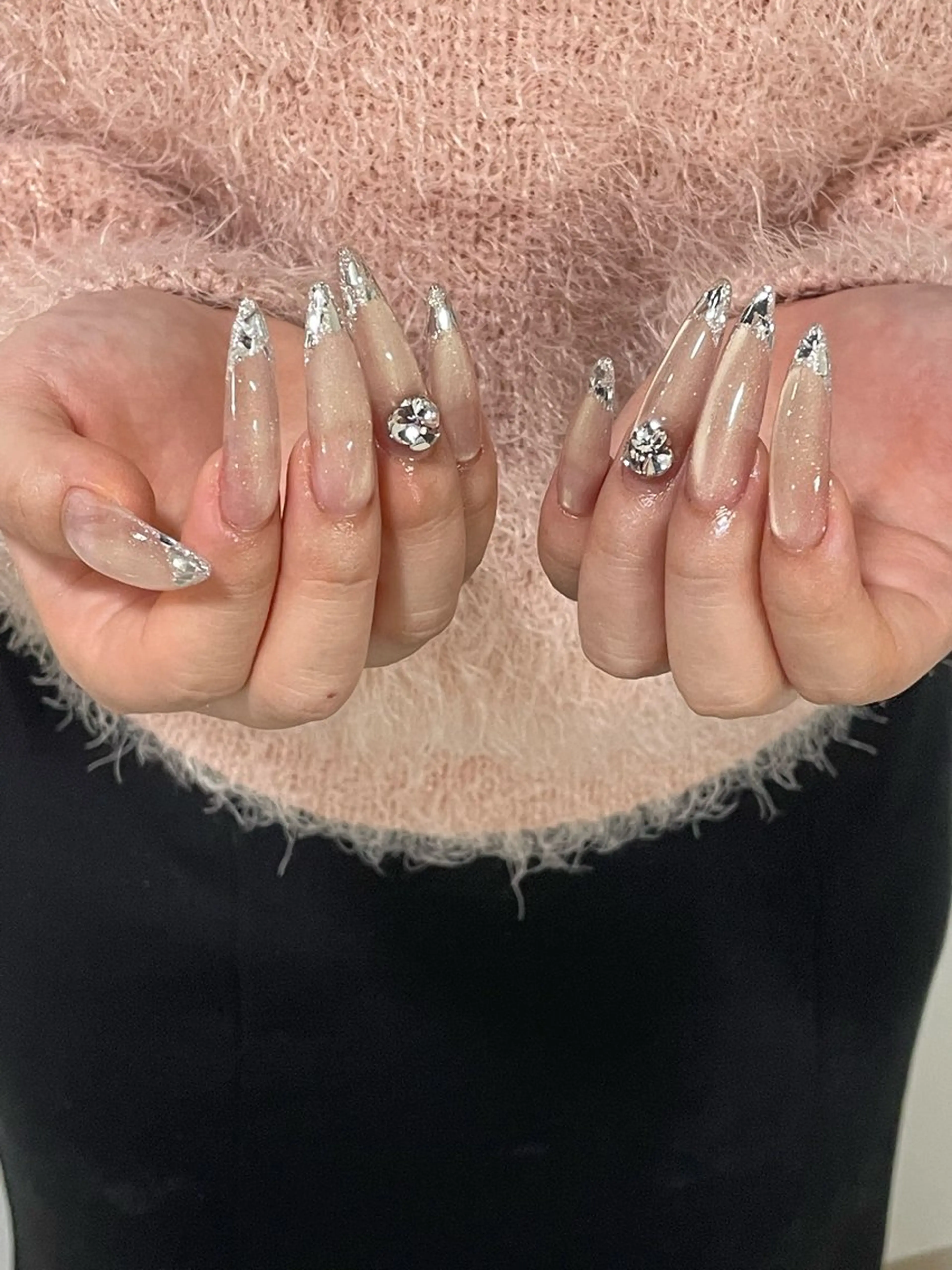 ロング ロング ハンドネイル LBnail.sae /おえかきネイルのネイルデザイン