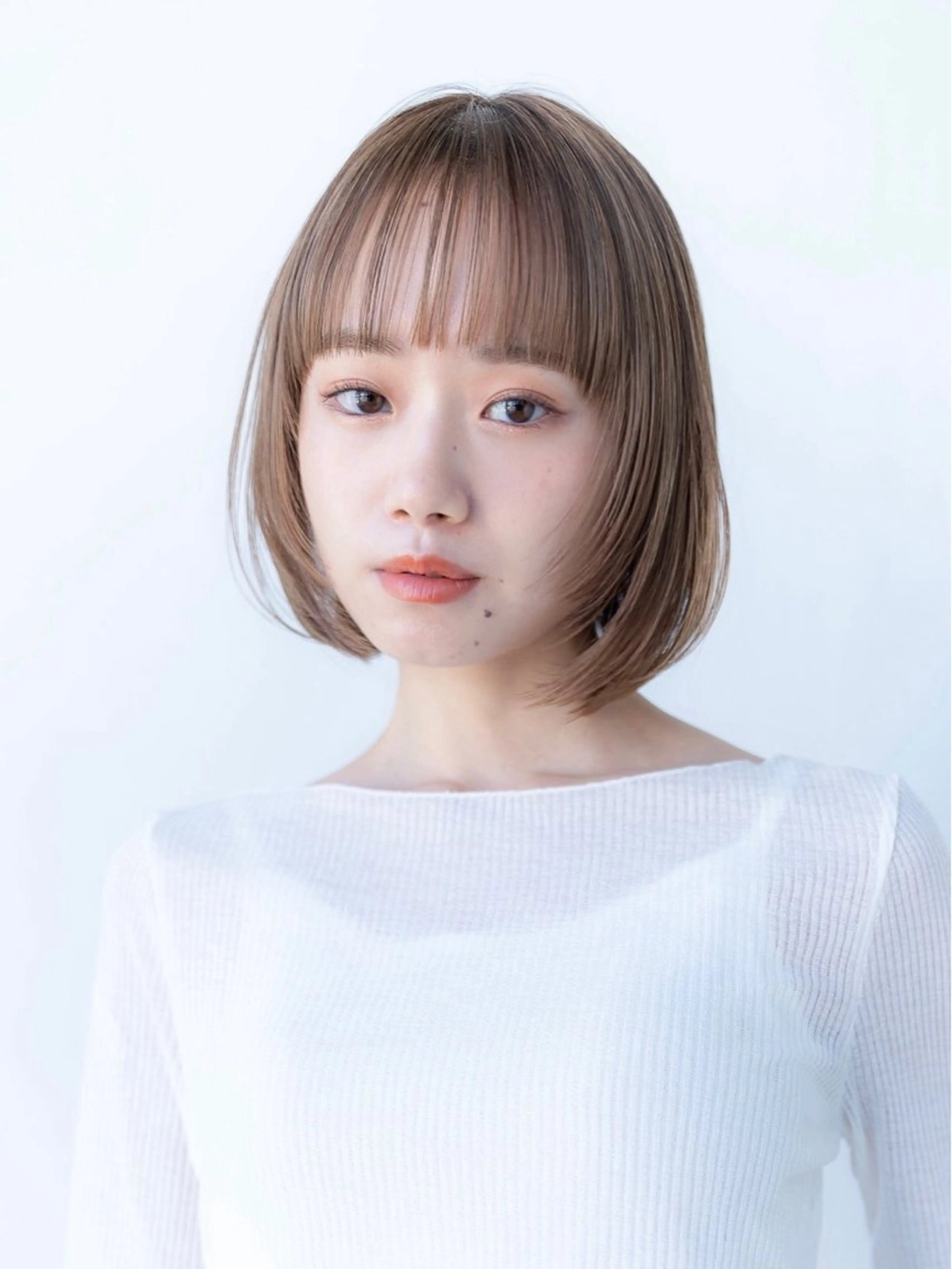 ミディアム カラー ベージュカラー ブリーチ ブラウンカラー チョコレートブラウン 透明感カラー ✨髪質改善 縮毛矯正 艶髪 立川 コウキ✨のヘアスタイル