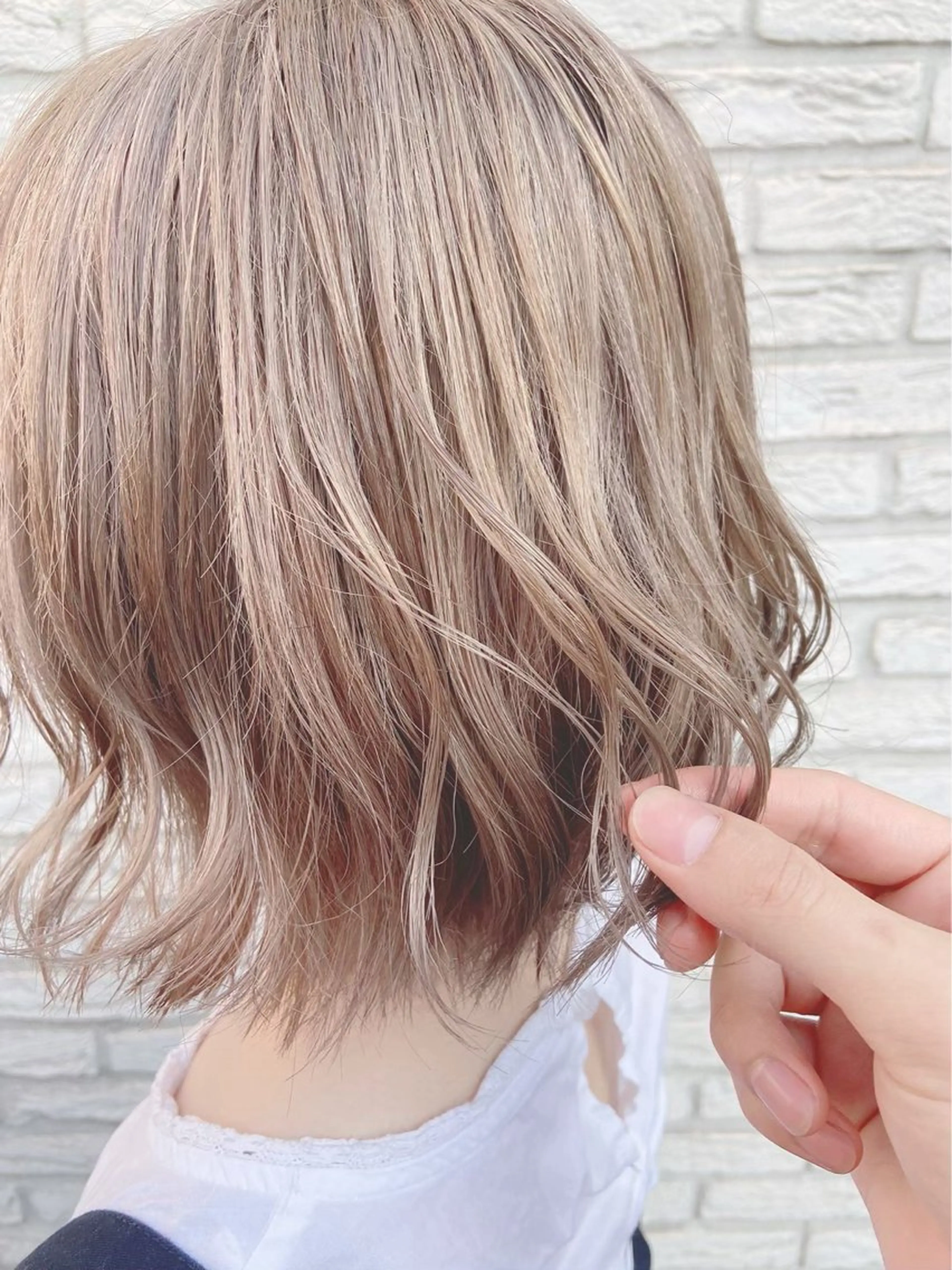 ミディアム カラー ヘアカラー 齋藤 優太朗のヘアスタイル