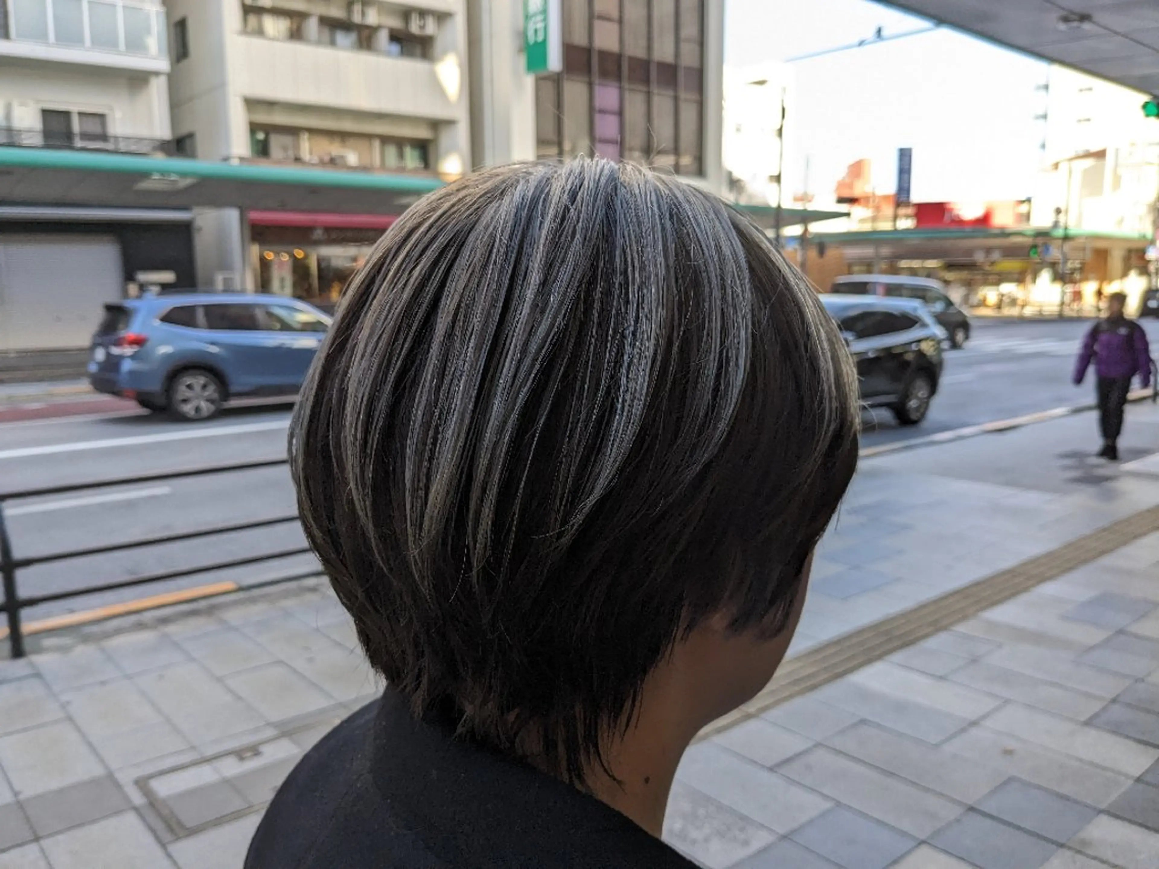 メンズカット+ブリーチ+カラーの写真