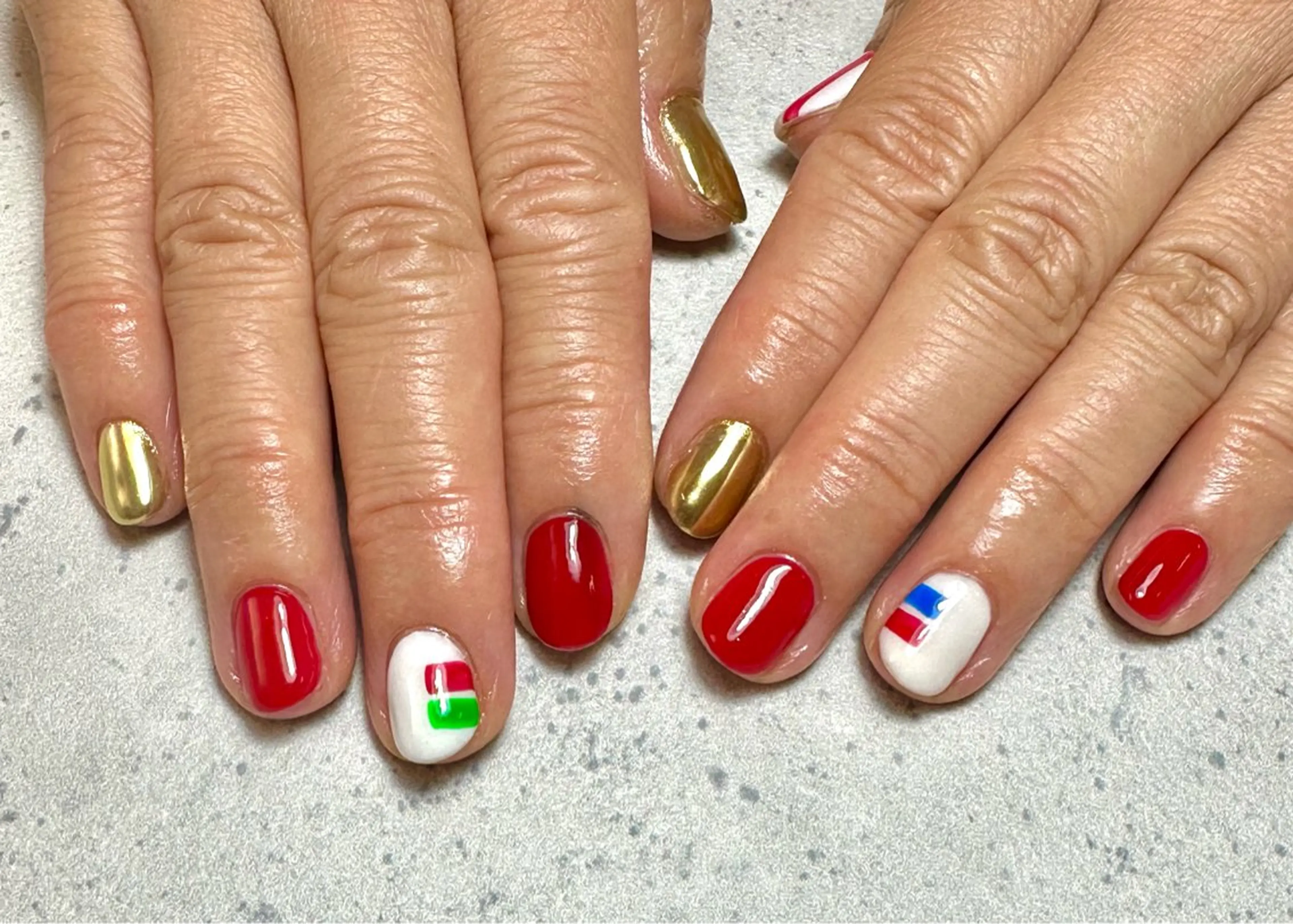 ネイル ハンドネイル フットネイル GéRanium Harukaのネイルデザイン