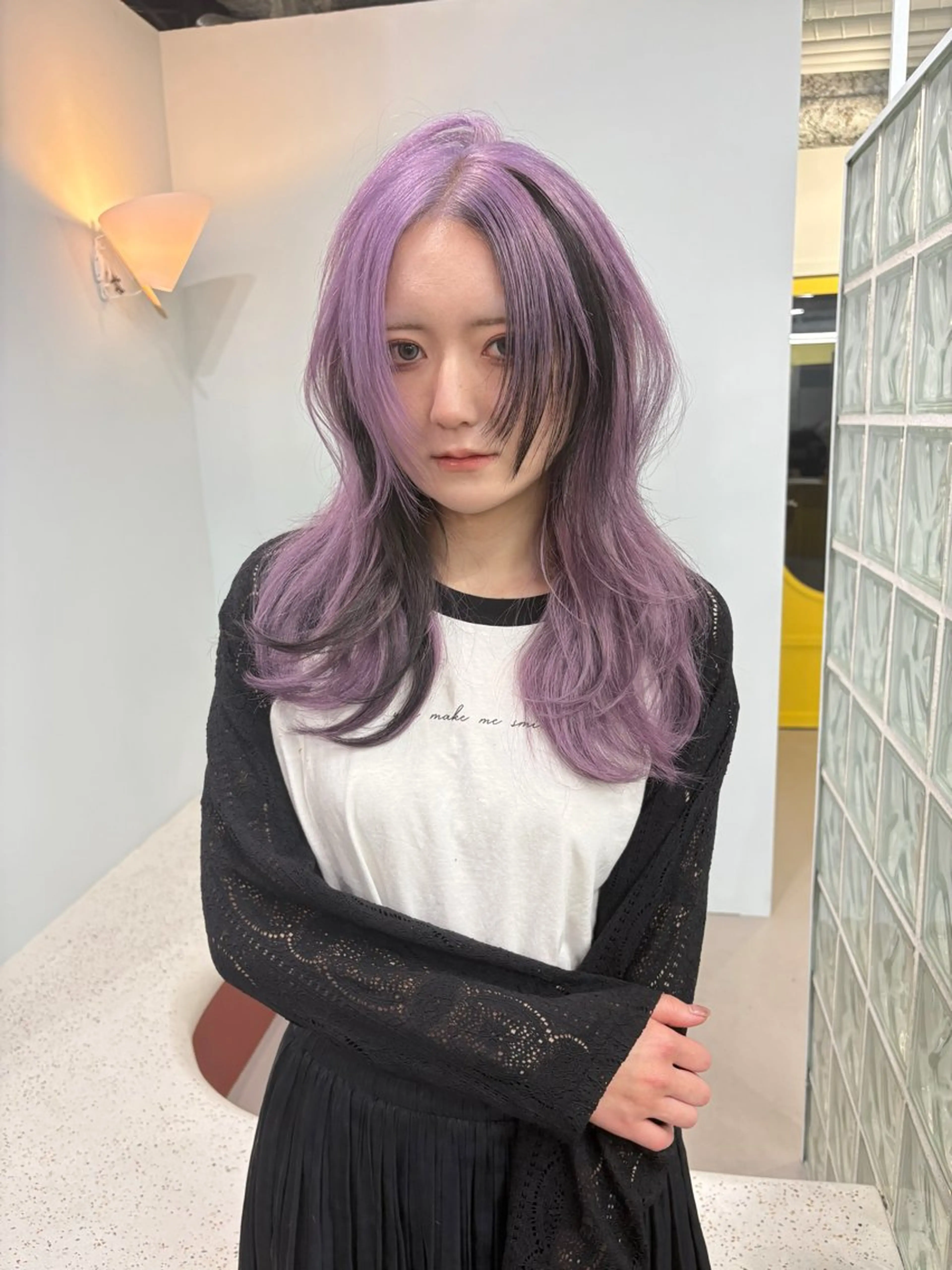カラー デザインカラー ヘアカラー qulim hair所属・【qulim】松尾 香透のヘアスタイル
