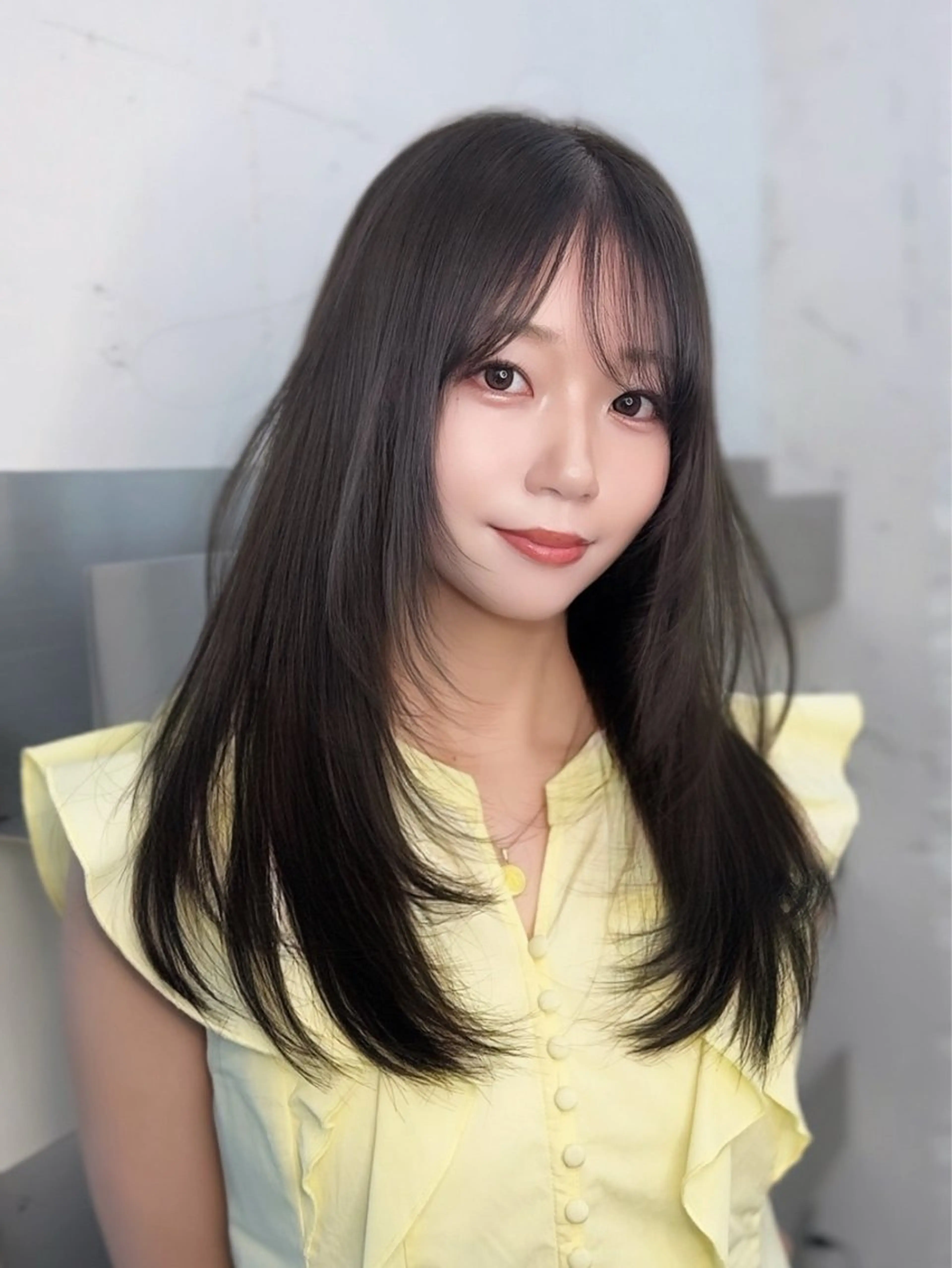 ロング カラー カット 縮毛矯正 トリートメント 🦋韓国系指名No1 店長/圓山 祐也🦋のヘアスタイル