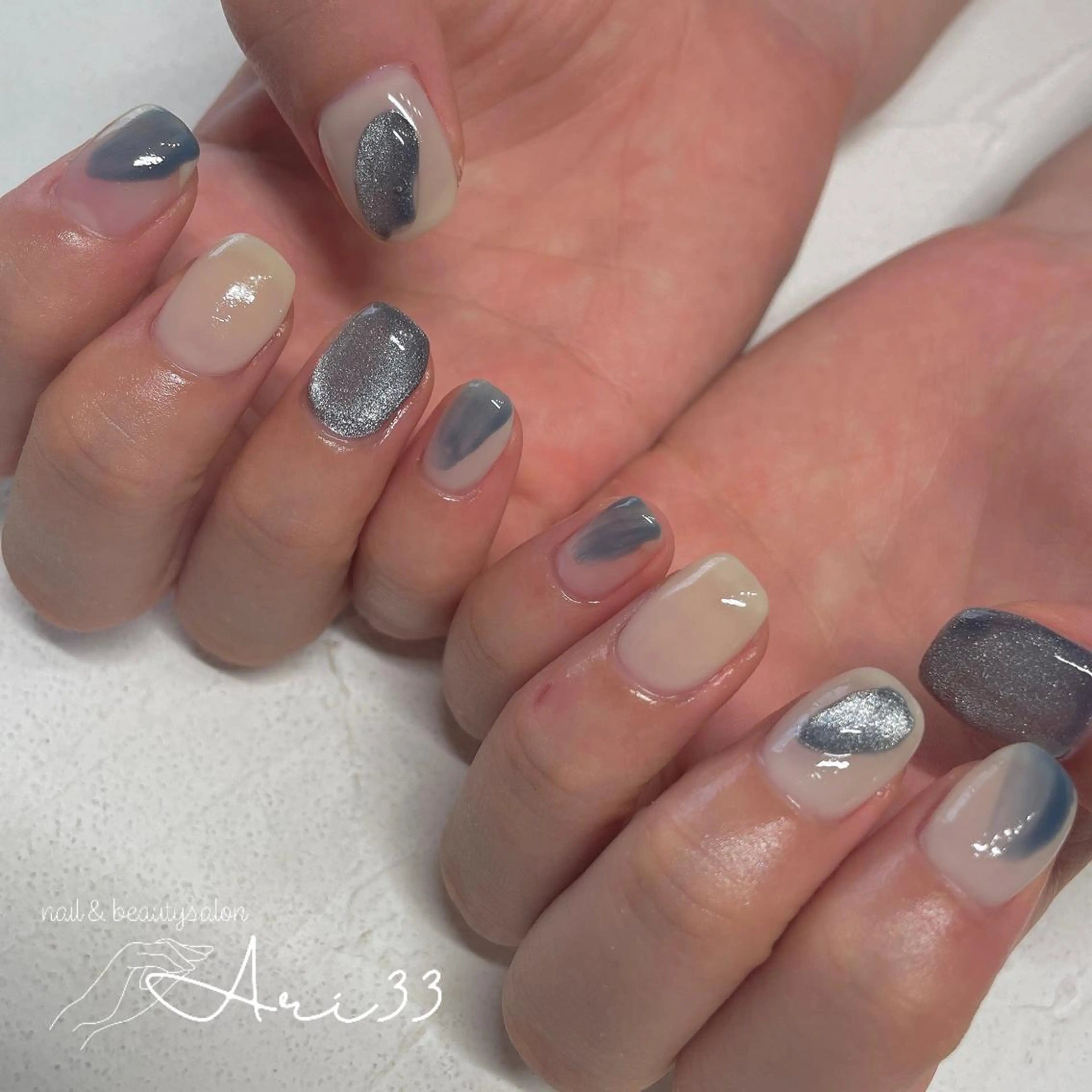ネイル ハンドネイル プライベートサロン Ari33nailのネイルデザイン