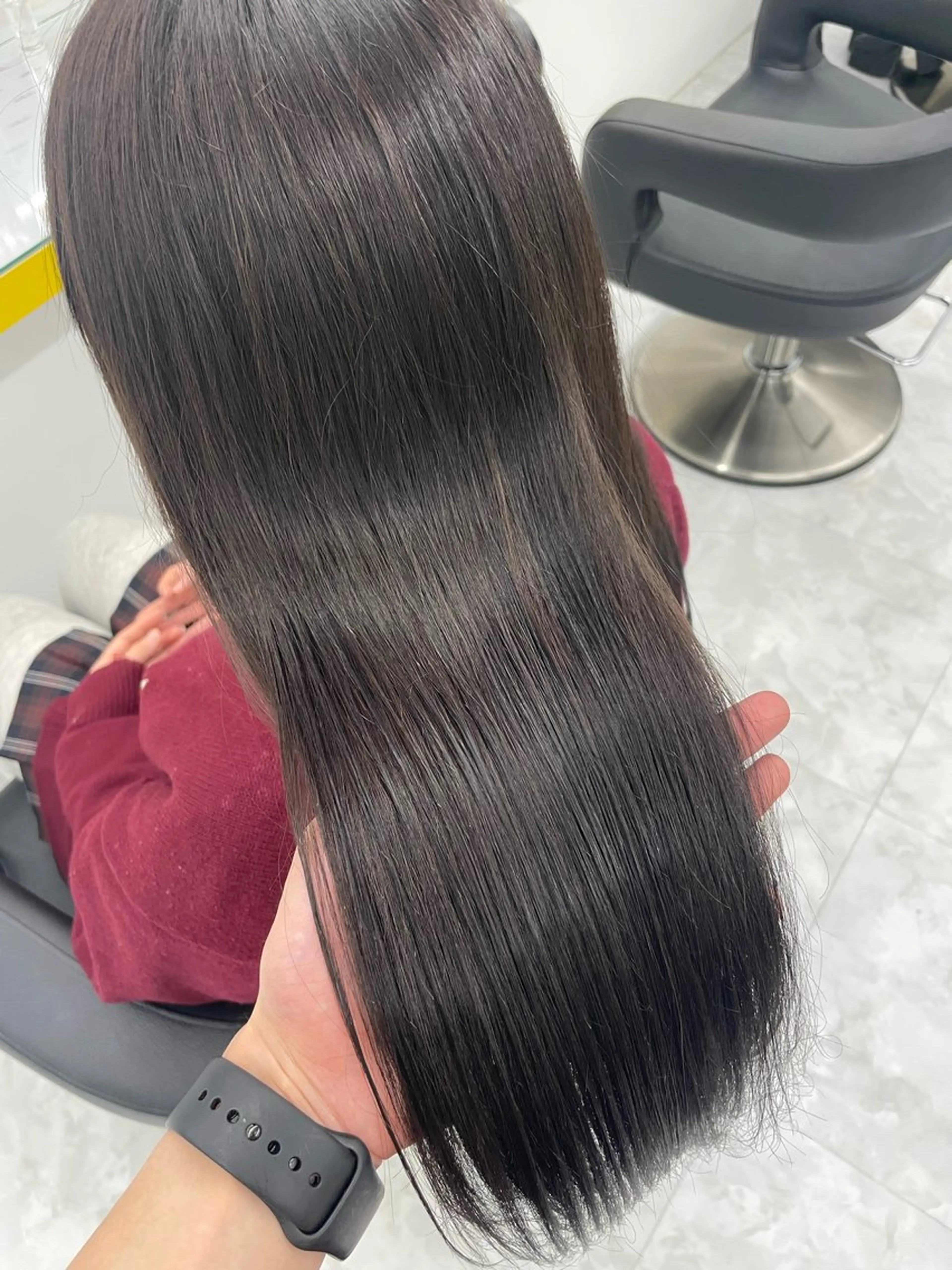 ロング カラー ヘアアレンジ 透明感カラー カット ヘアカラー トリートメント 💕透明感暗髪💕 りくのヘアスタイル