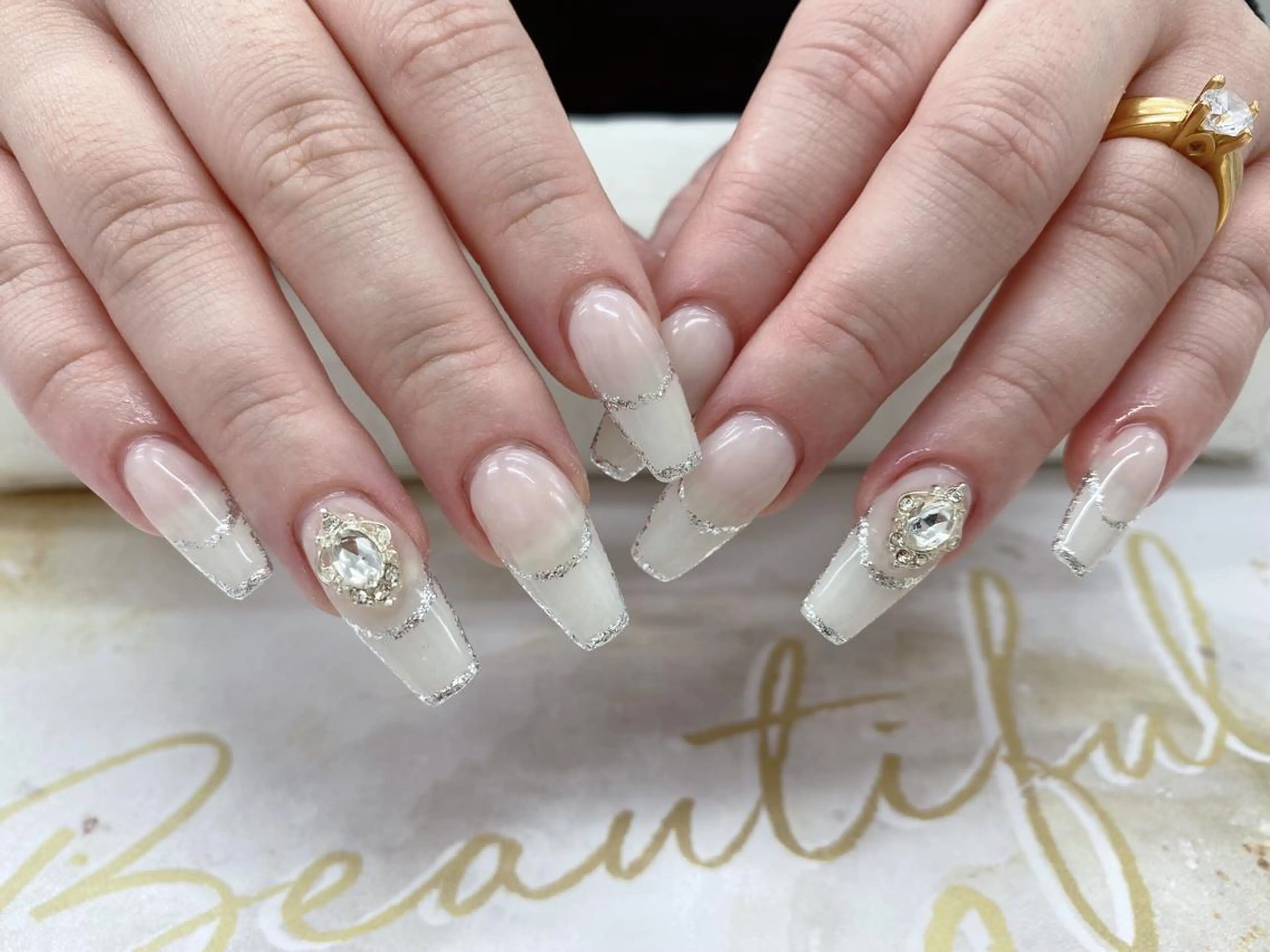 ネイル 持ち込み スカルプネイル Y nailのネイルデザイン