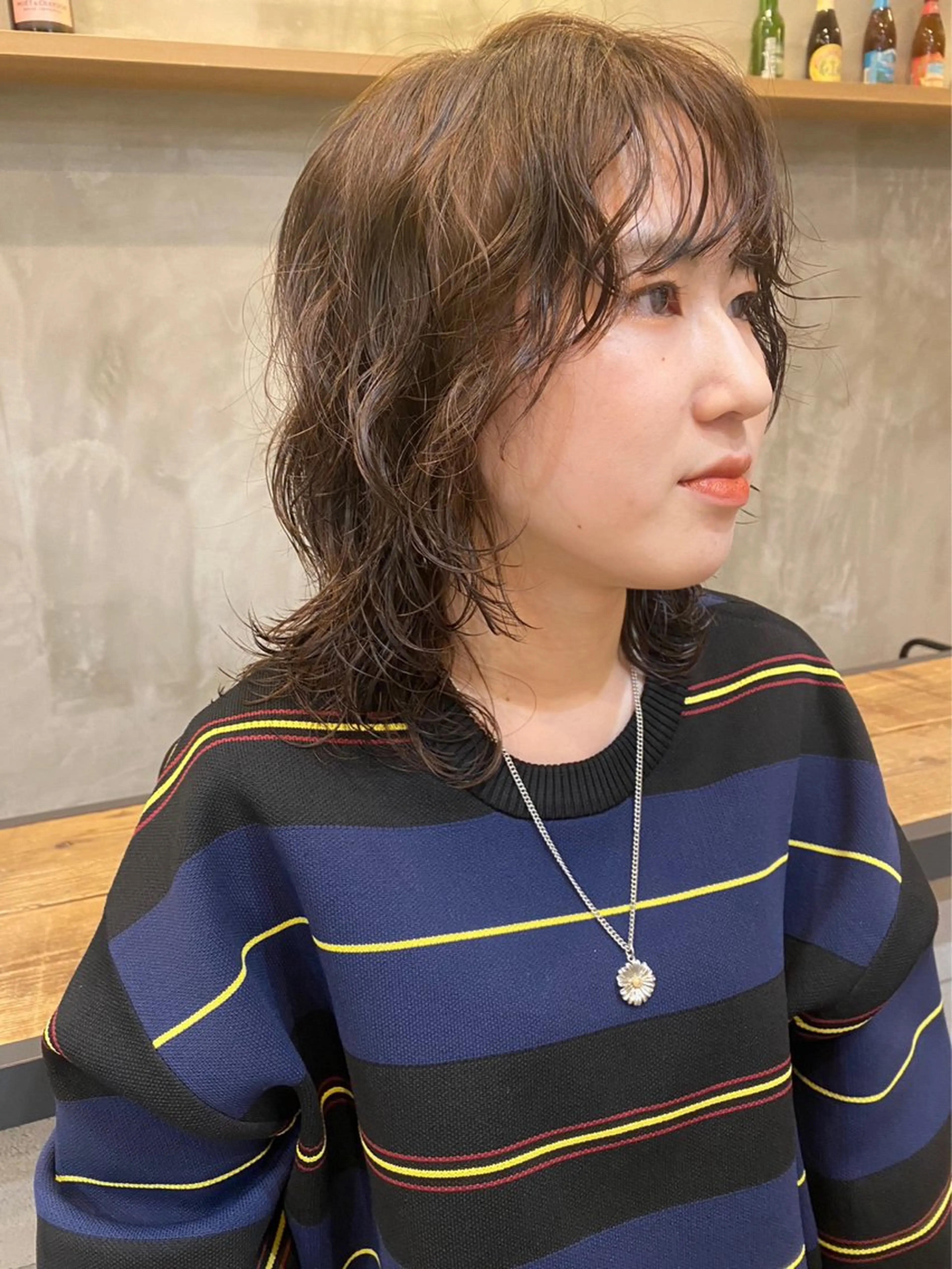 ミディアム パーマ パーマ 🌷あべまゆこ🌷 レディースカット募集のヘアスタイル