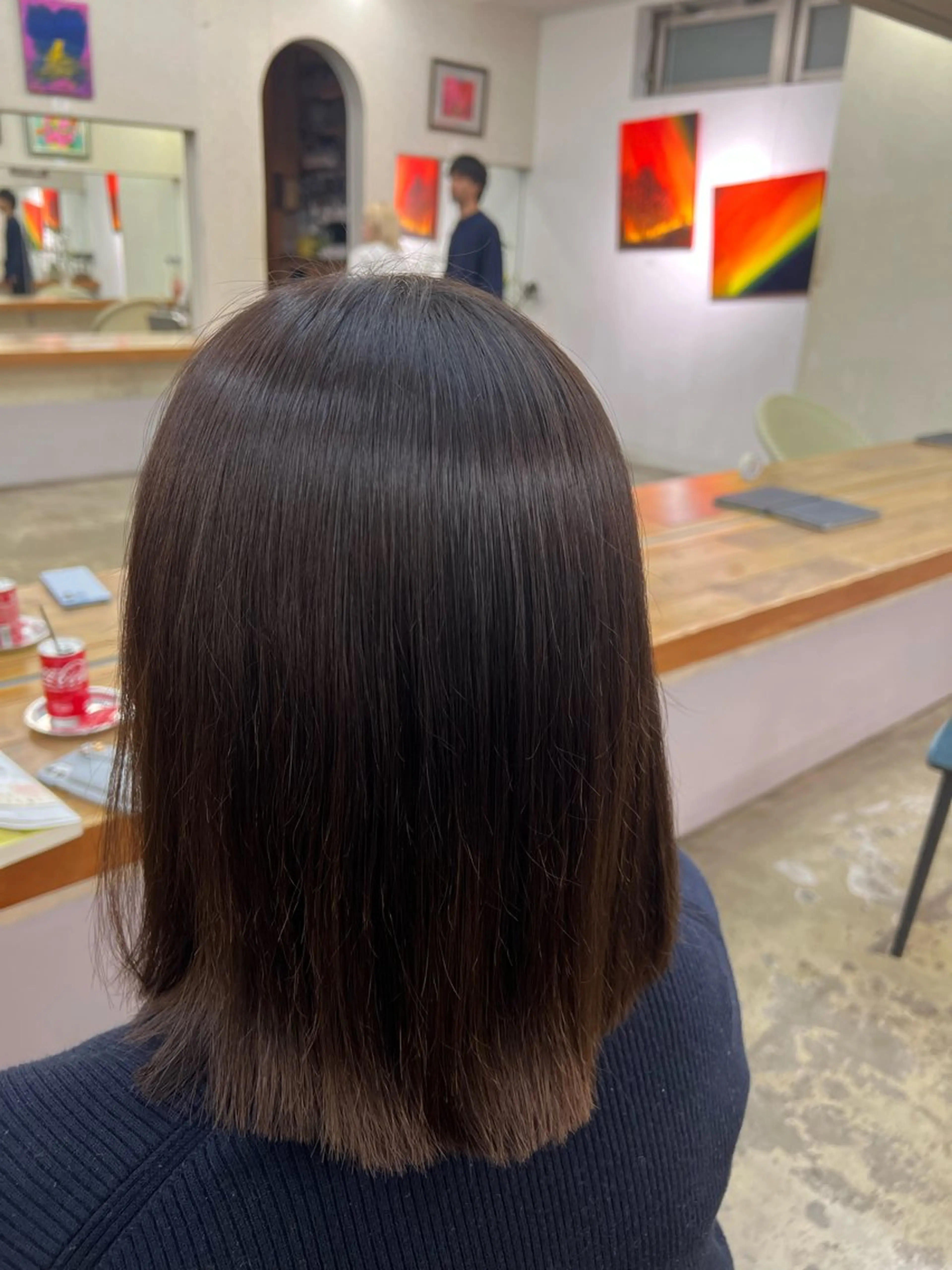 ミディアム BUZZ 自由が丘所属・ogura hitomiのヘアスタイル