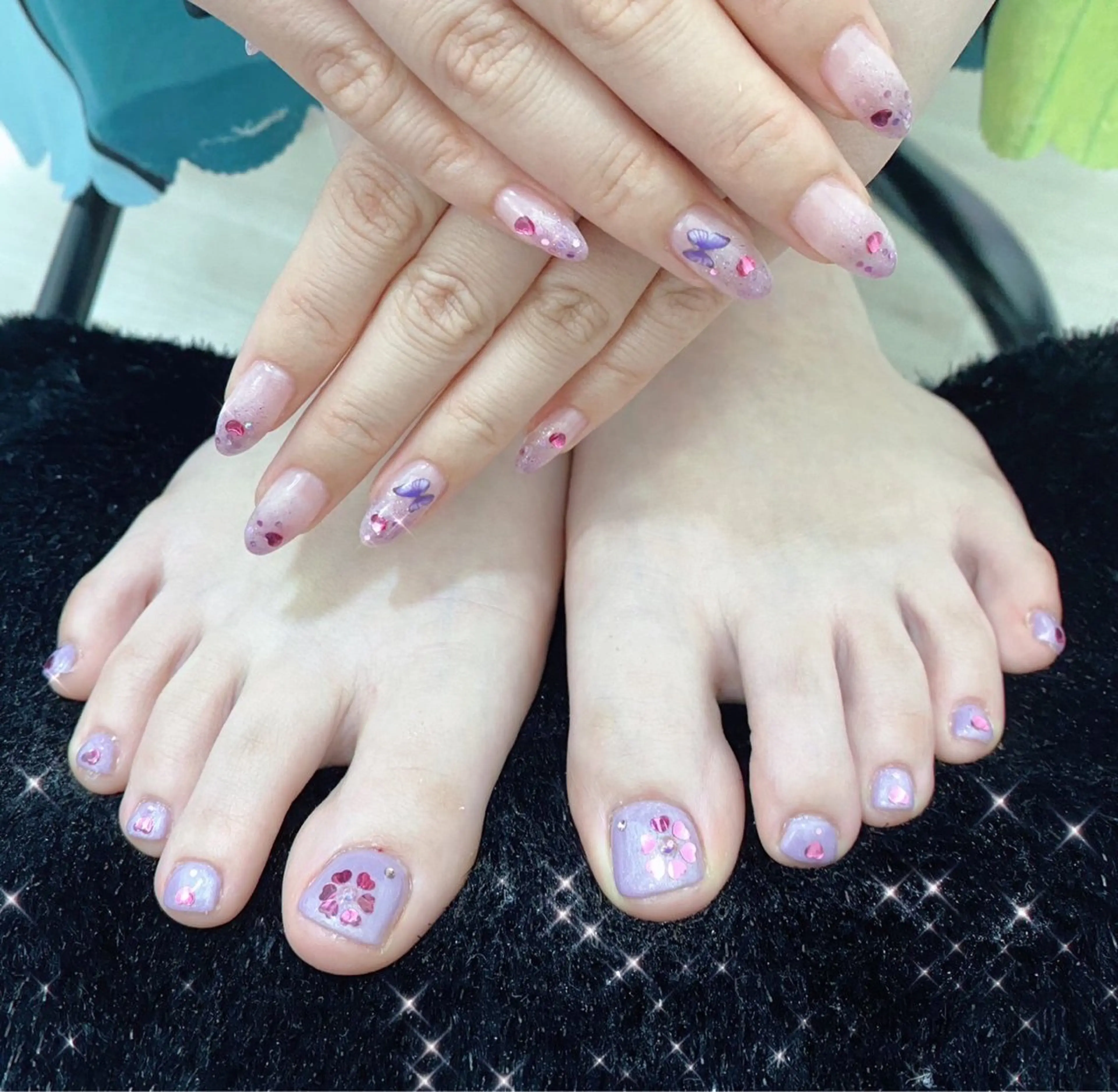 ネイル フットネイル フレンチネイル ジェルネイル ガラスフレンチ 韓国ネイル 大門浜松町 ネイルのネイルデザイン