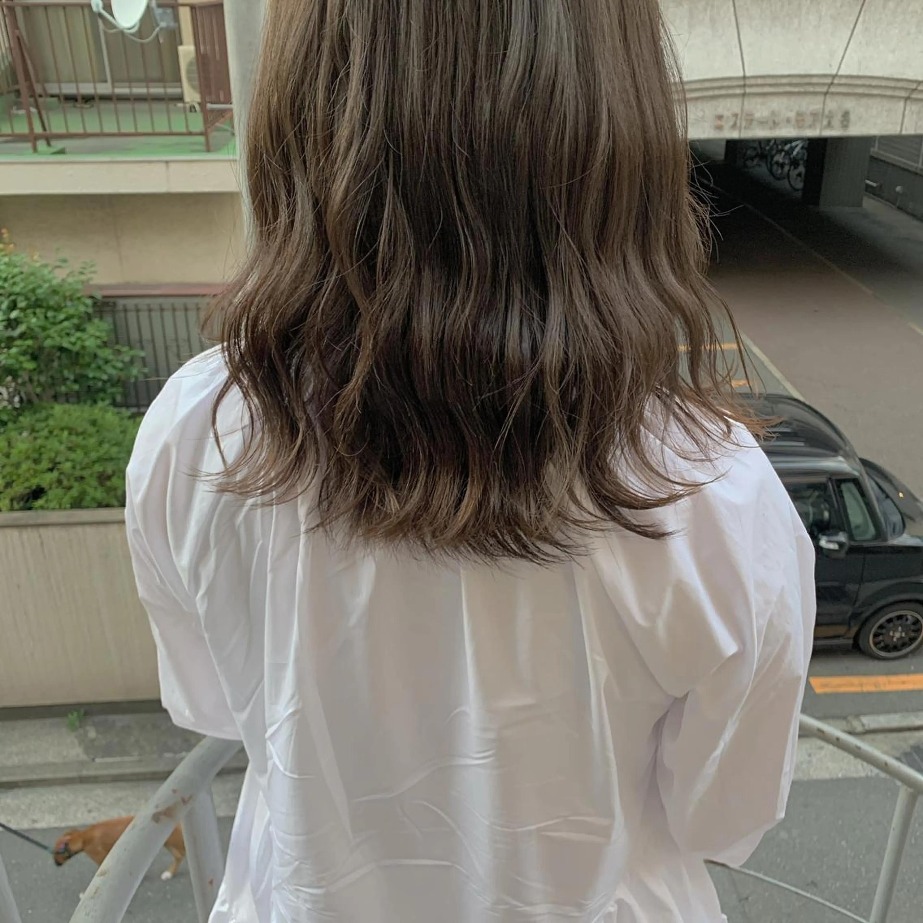 カラー ヘアカラー MARU レイヤー/パーマのヘアスタイル