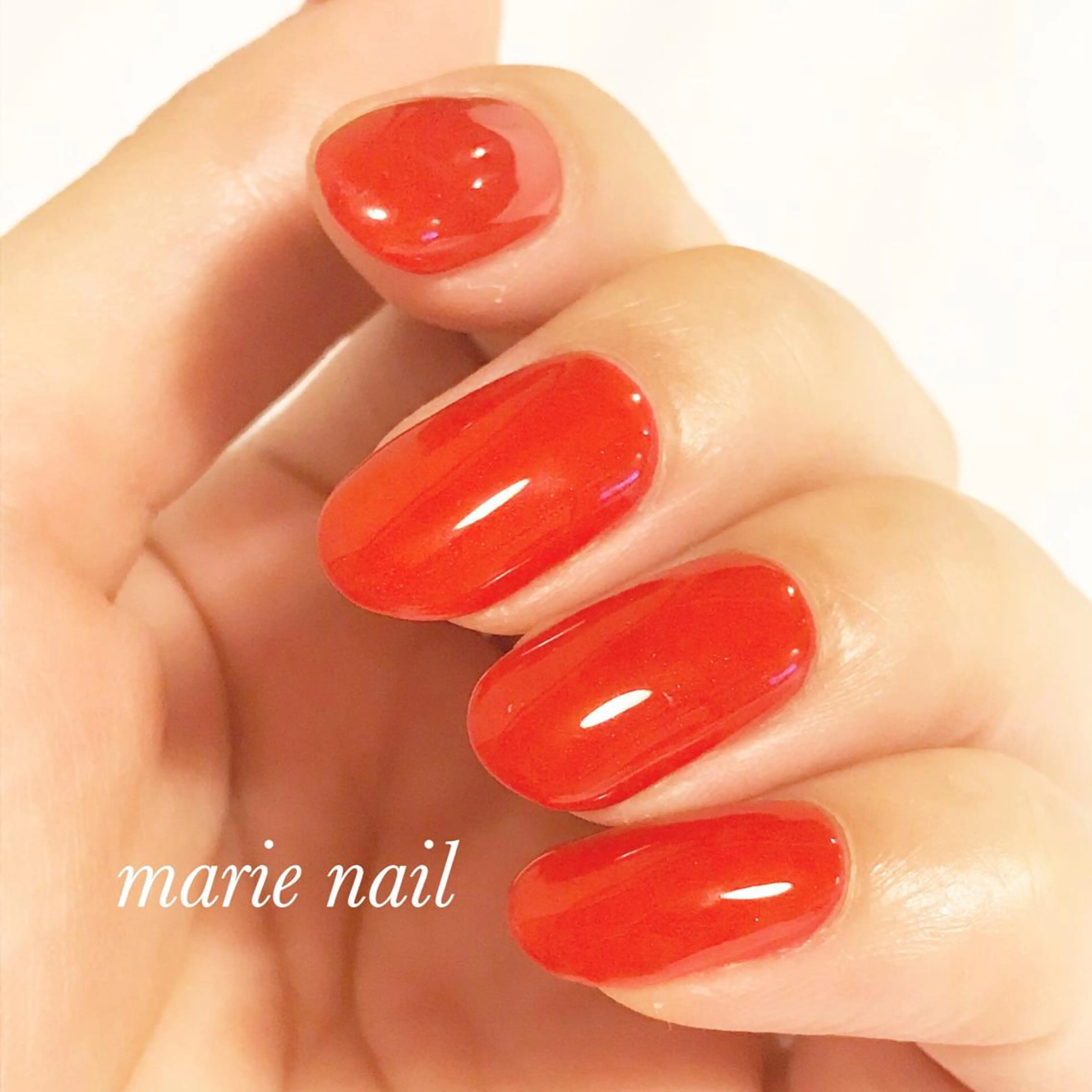 ネイル ワンカラーネイル marie nailのネイルデザイン