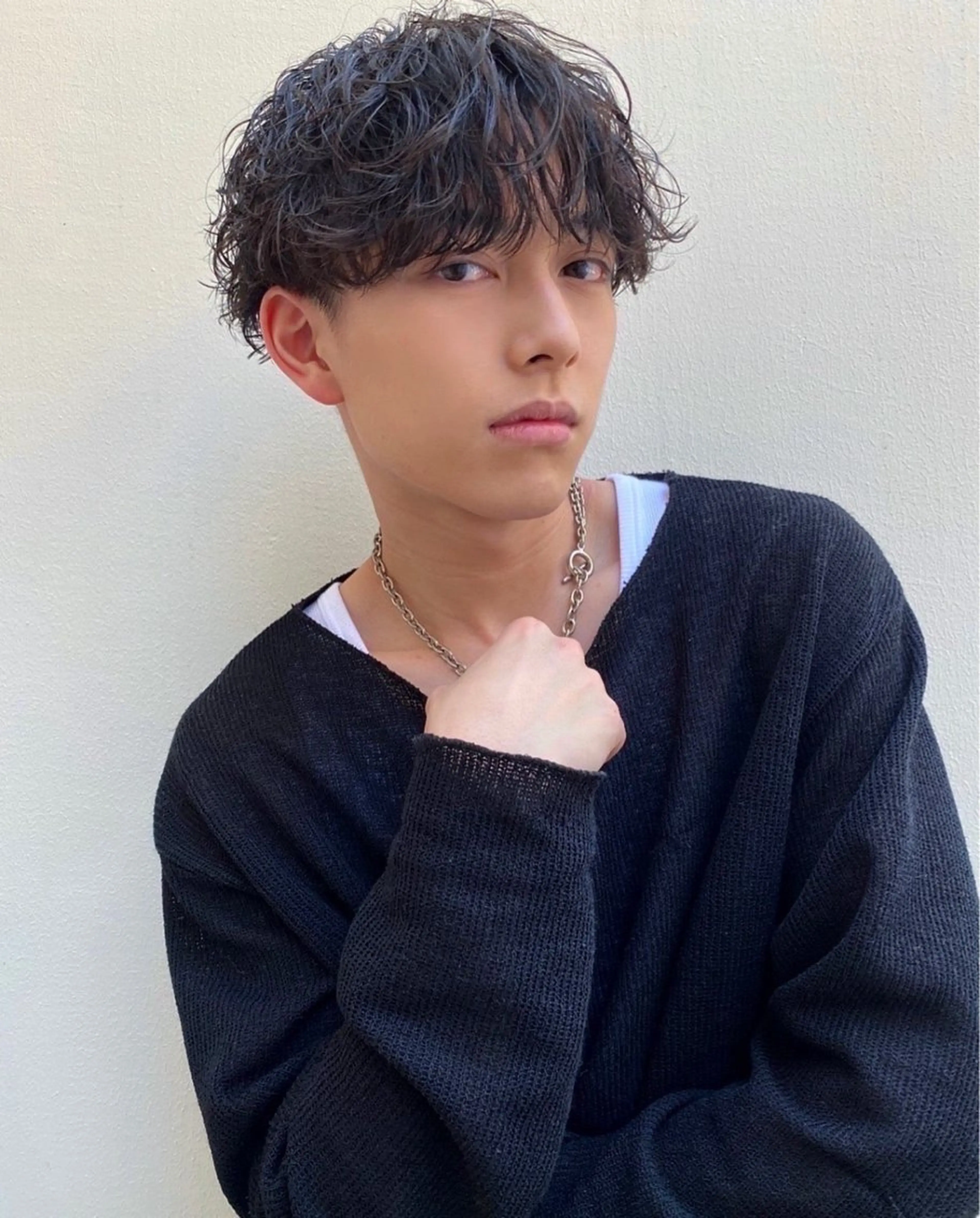メンズ カット パーマ ヘッドスパ 💎髪質改善/艶カラ ー🌟加藤陸🌟のヘアスタイル